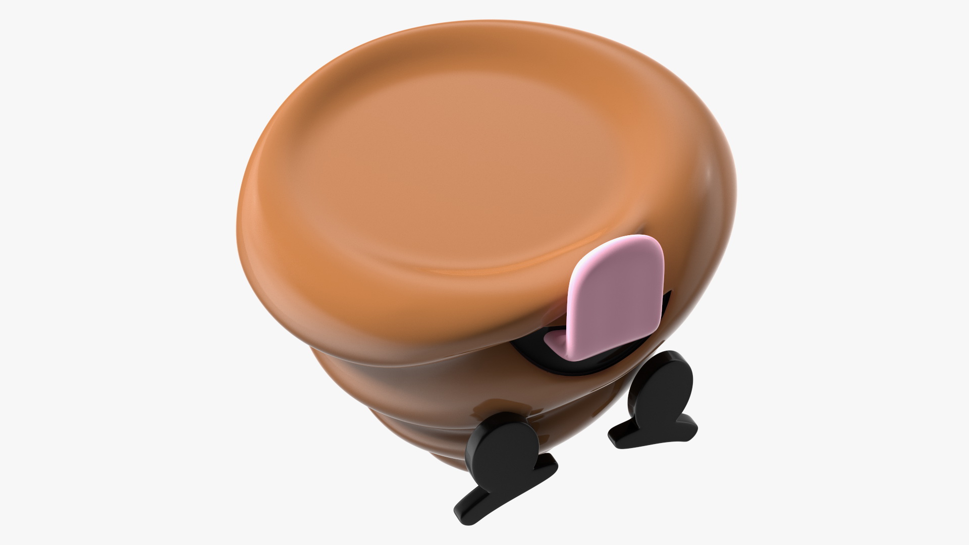 Poop Emoji Smiling Set 3D