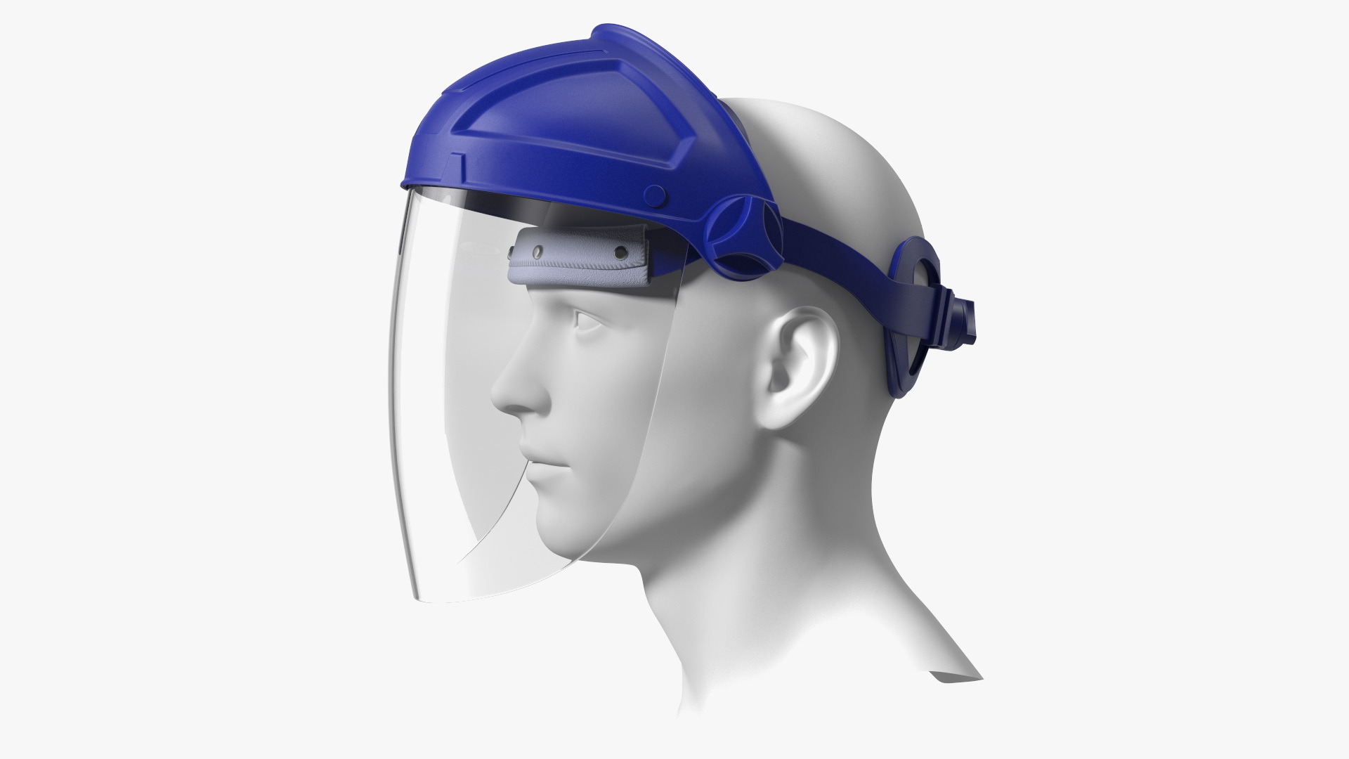 Transparent Visor Face Shield 3D model