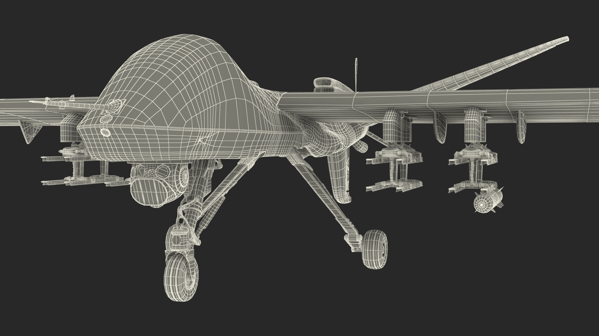 3D General Atomics Mojave Rigged for Cinema 4D model