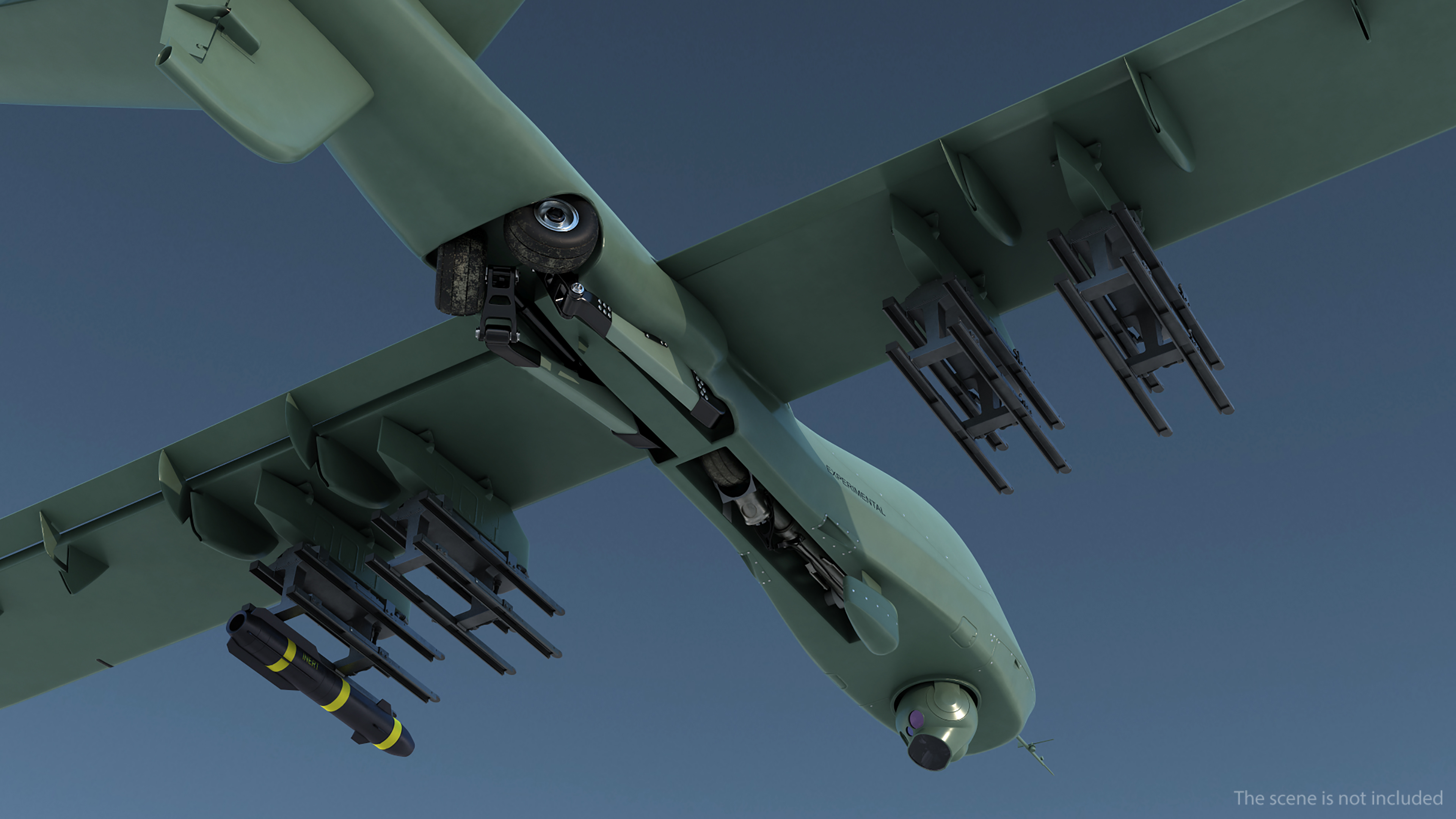 3D General Atomics Mojave Rigged for Cinema 4D model
