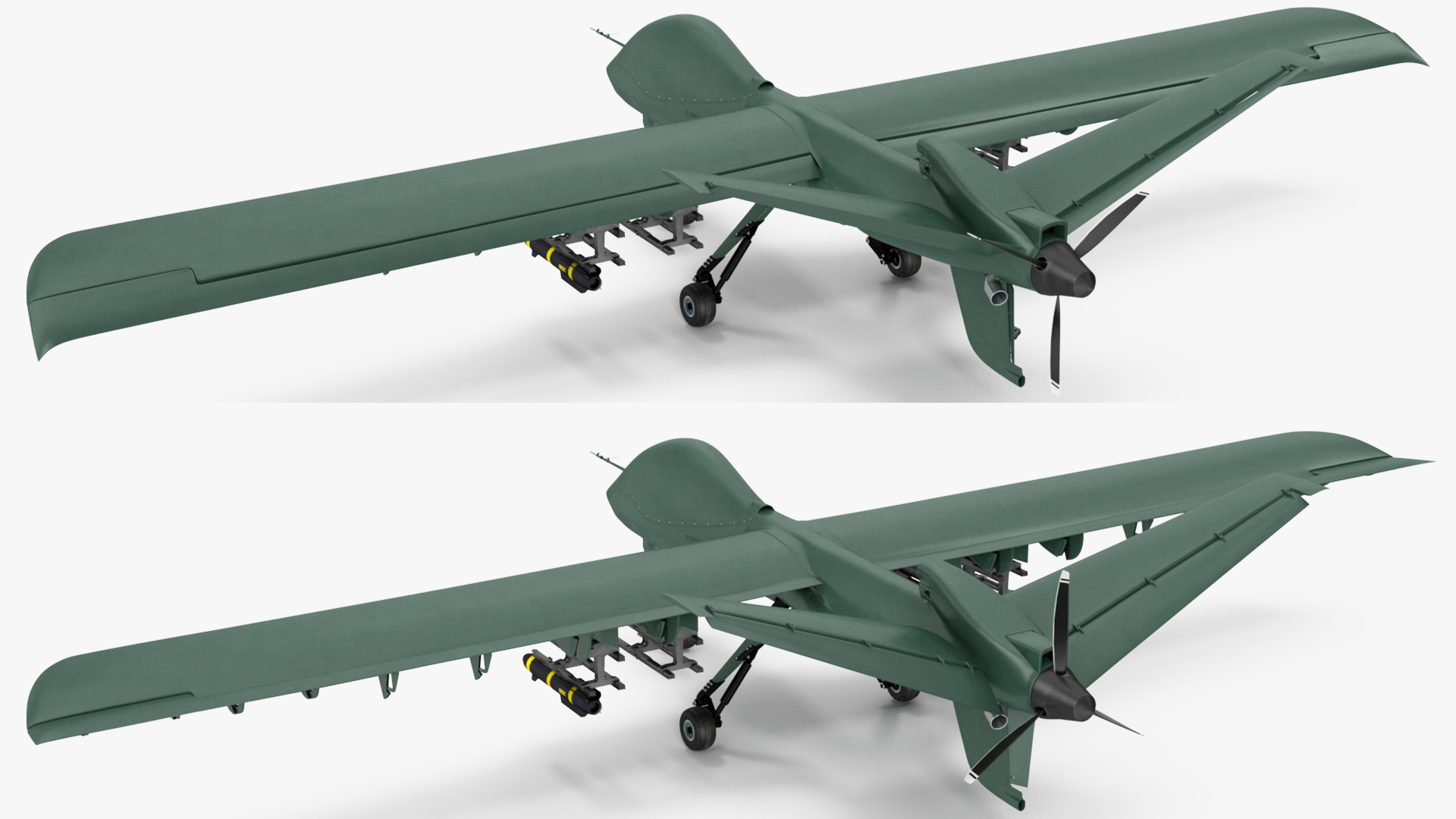 3D General Atomics Mojave Rigged for Cinema 4D model