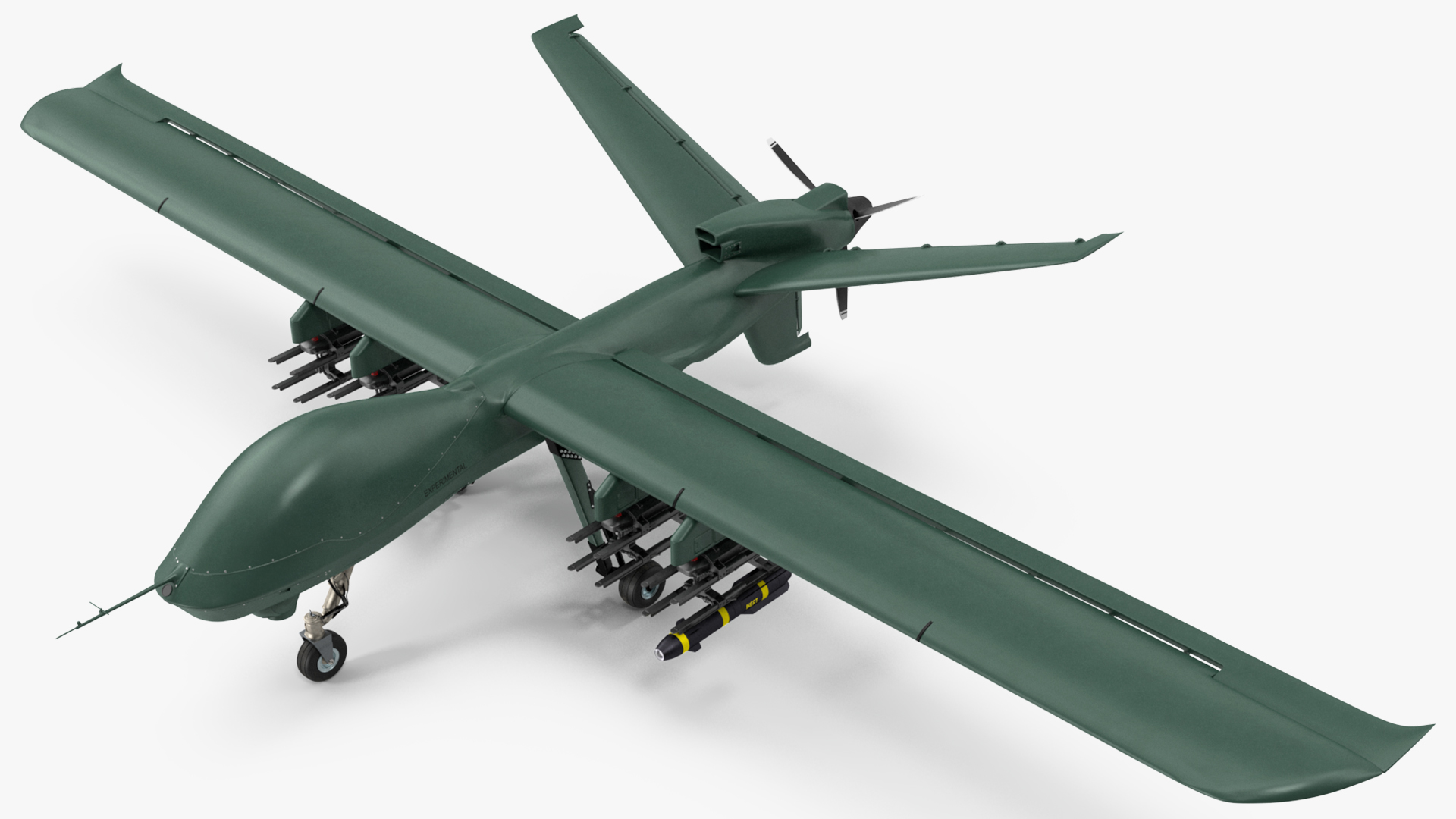 3D General Atomics Mojave Rigged for Cinema 4D model