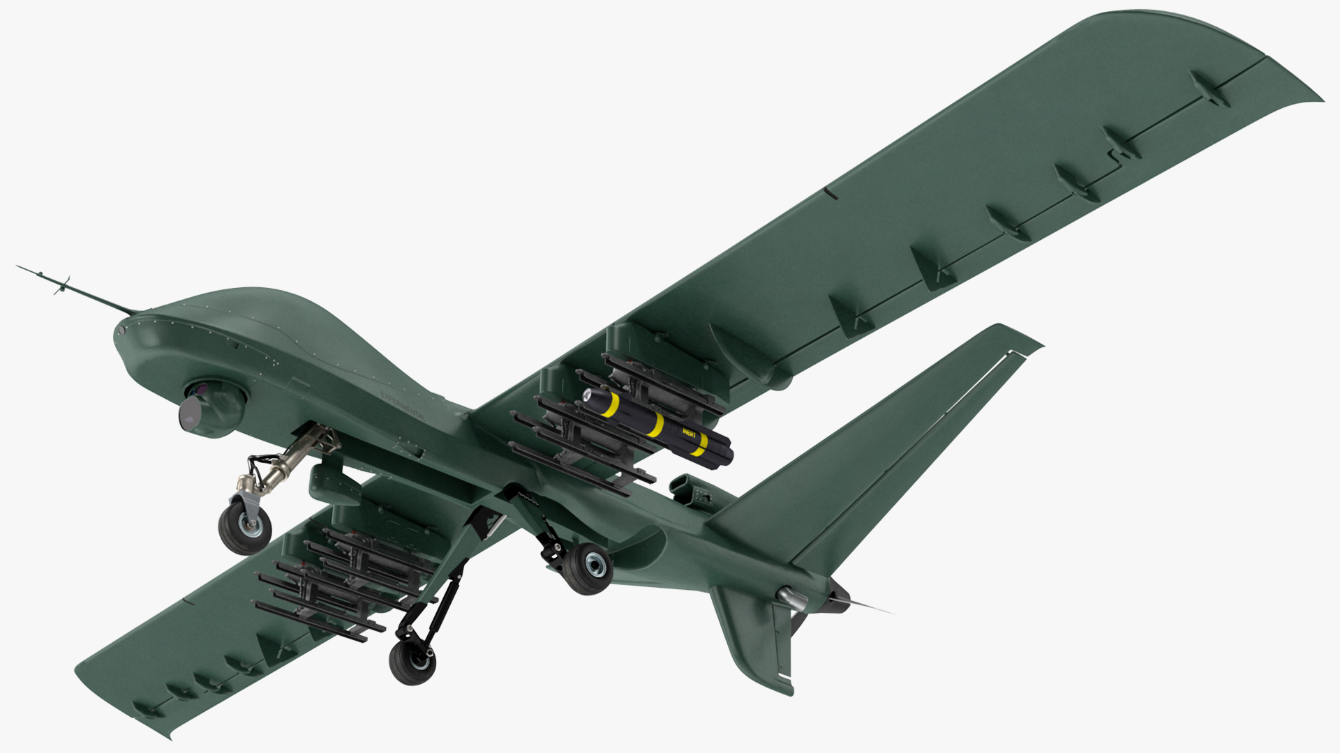 3D General Atomics Mojave Rigged for Cinema 4D model