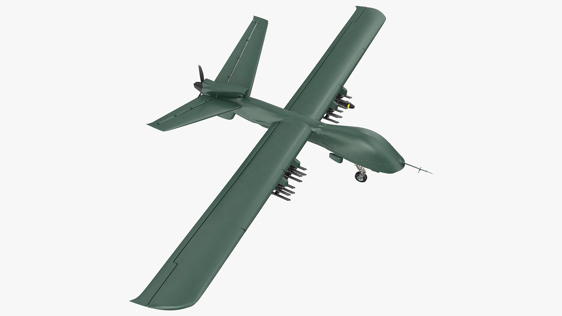 3D General Atomics Mojave Rigged for Cinema 4D model