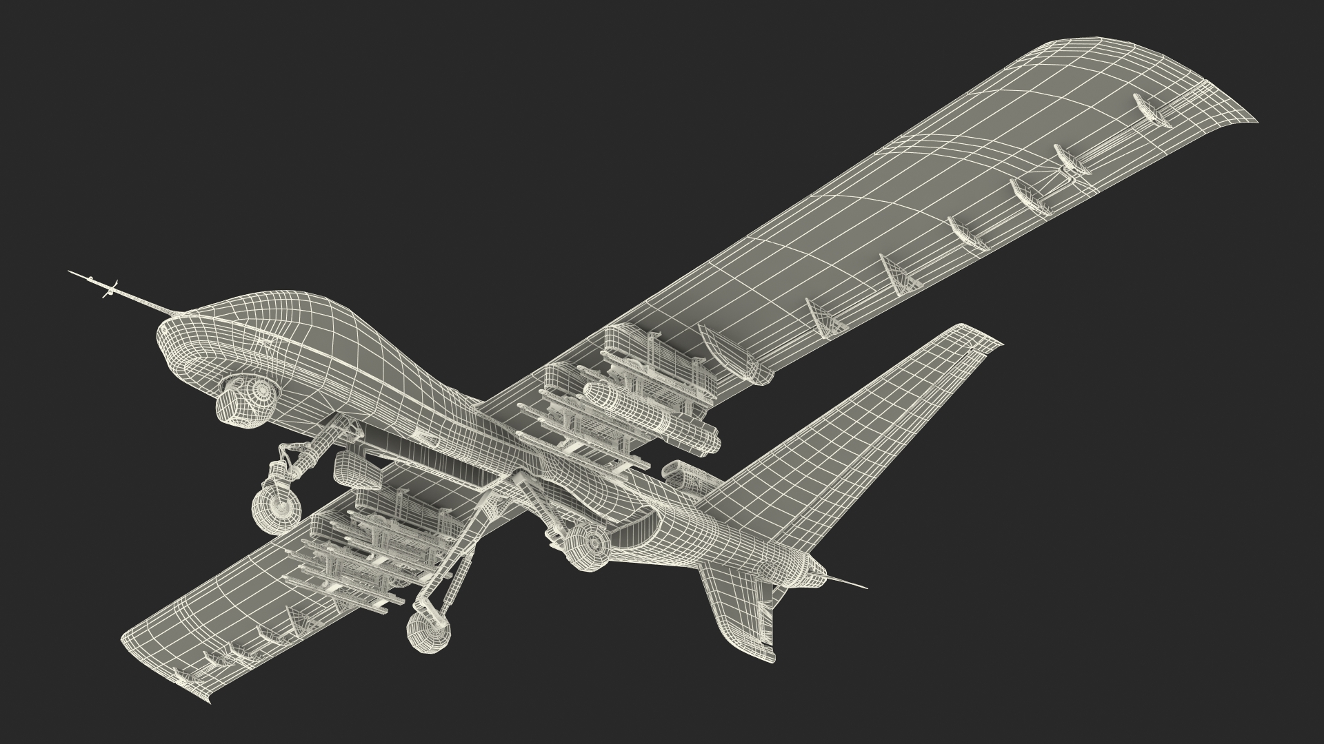 3D General Atomics Mojave Rigged for Cinema 4D model