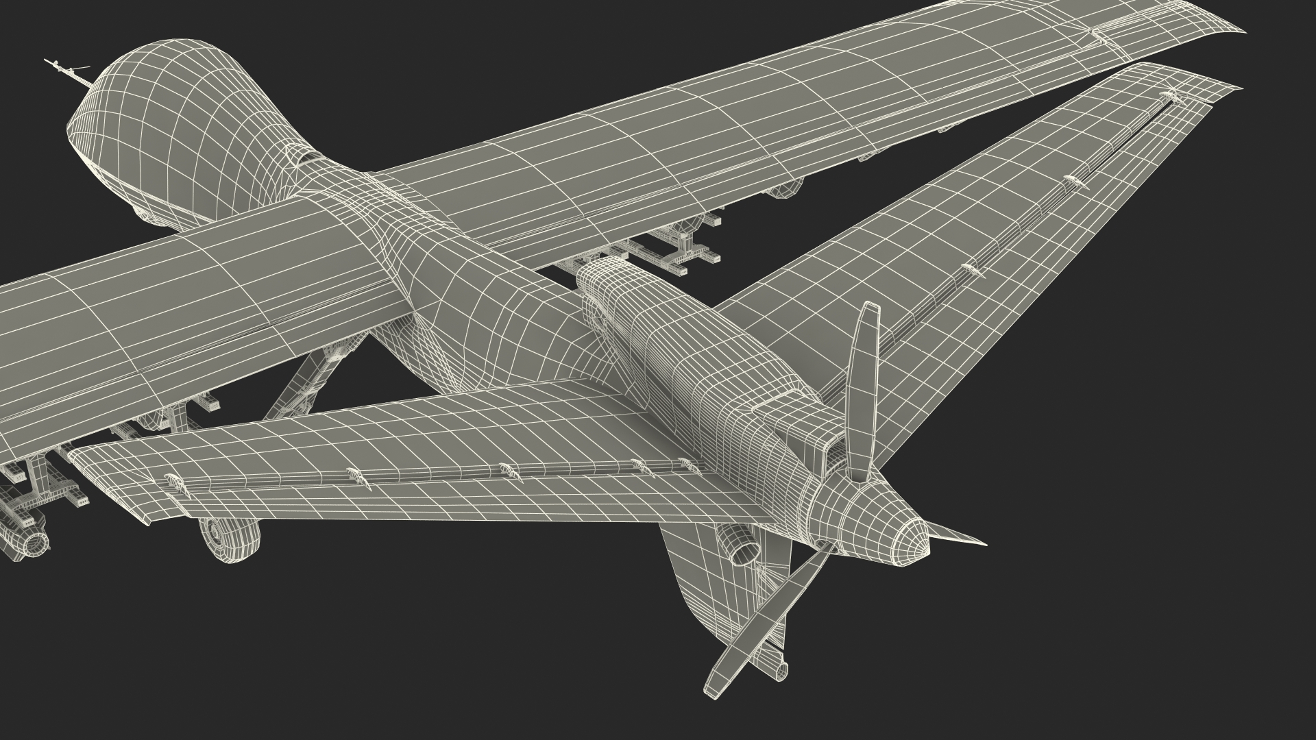 3D General Atomics Mojave Rigged for Cinema 4D model