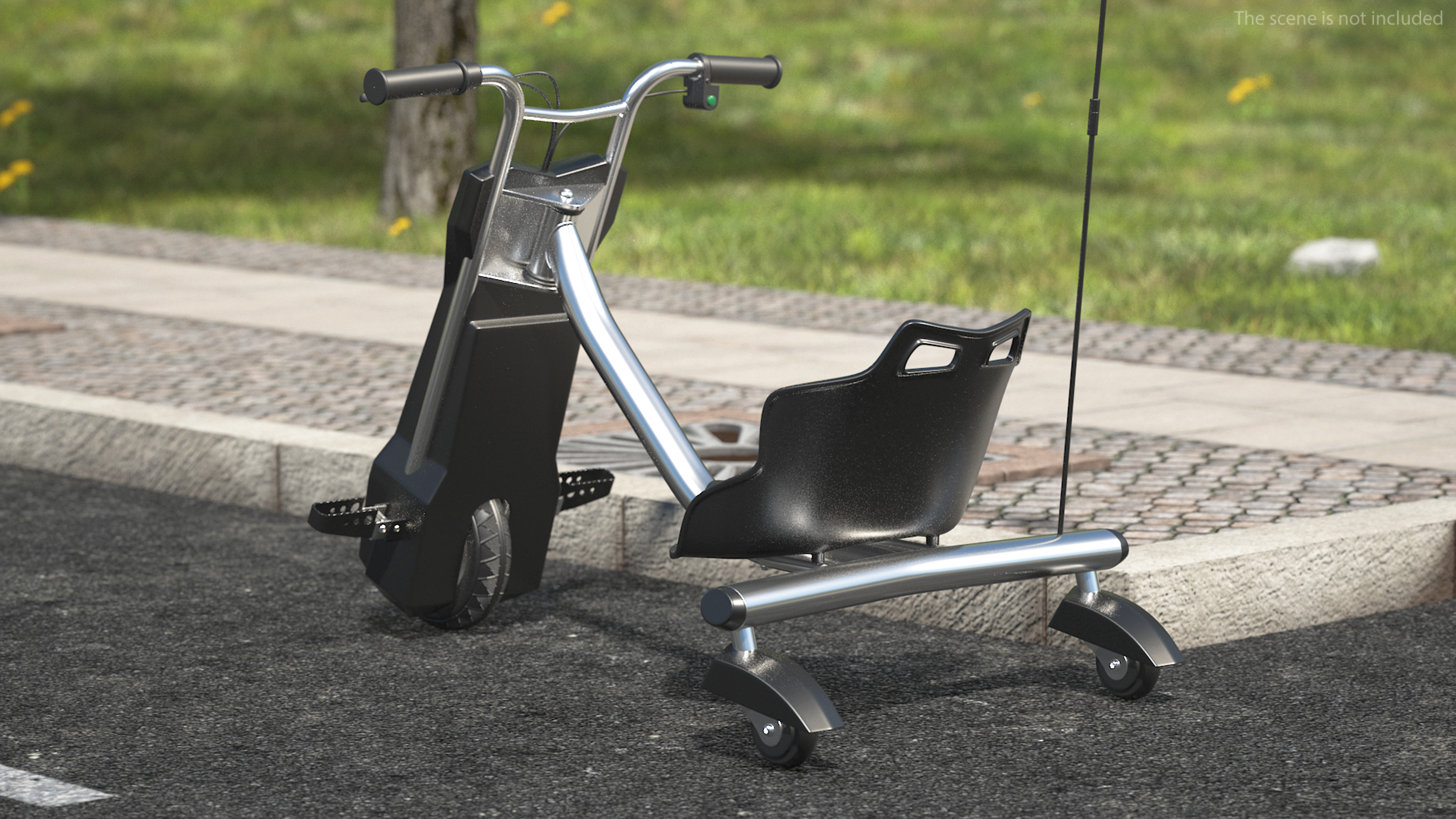 3D Electric Drift Tricycle model