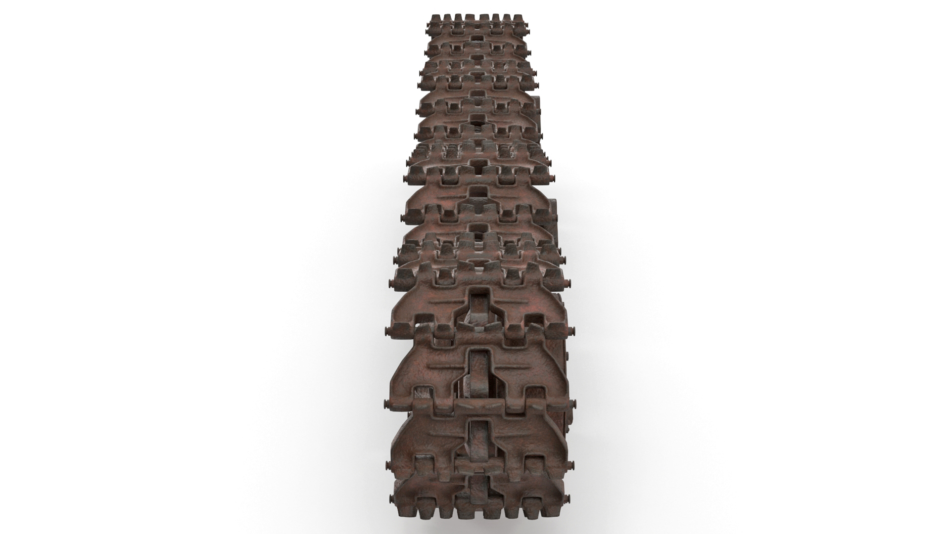 3D Old Caterpillar Track