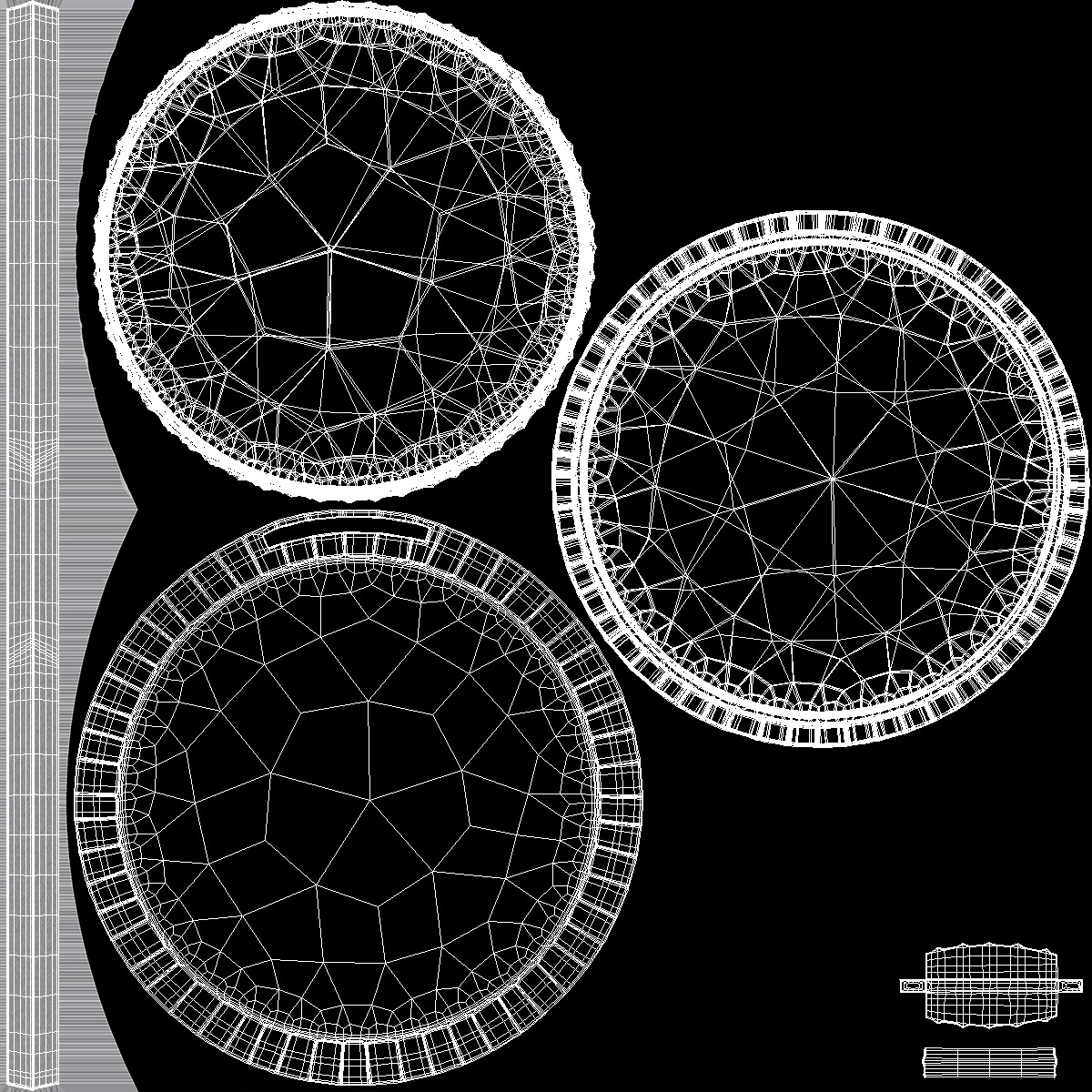 3D model Olympic Silver Medal 2024
