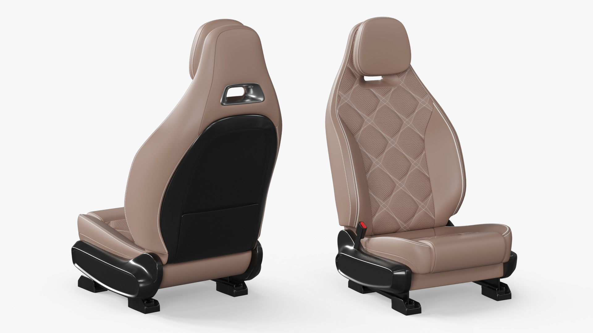 Luxury Automotive Seat Brown - view 2