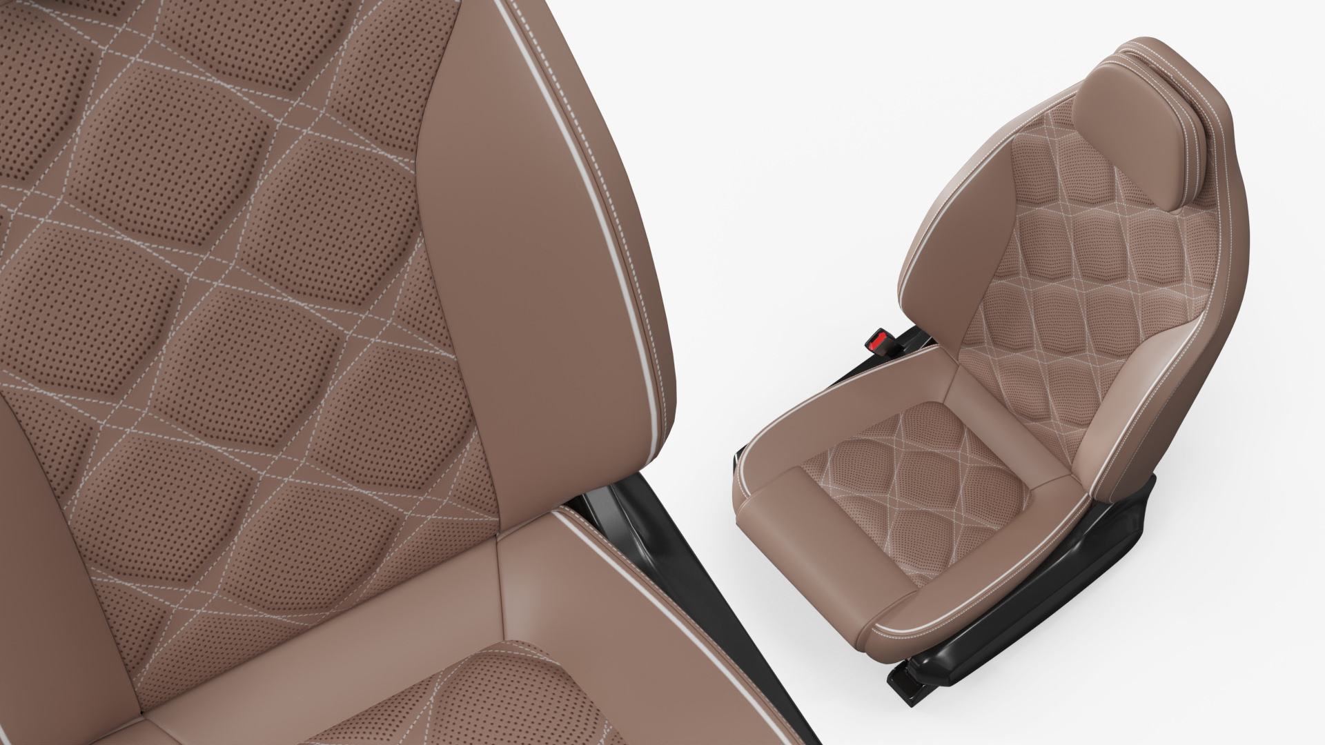 Luxury Automotive Seat Brown - view 4