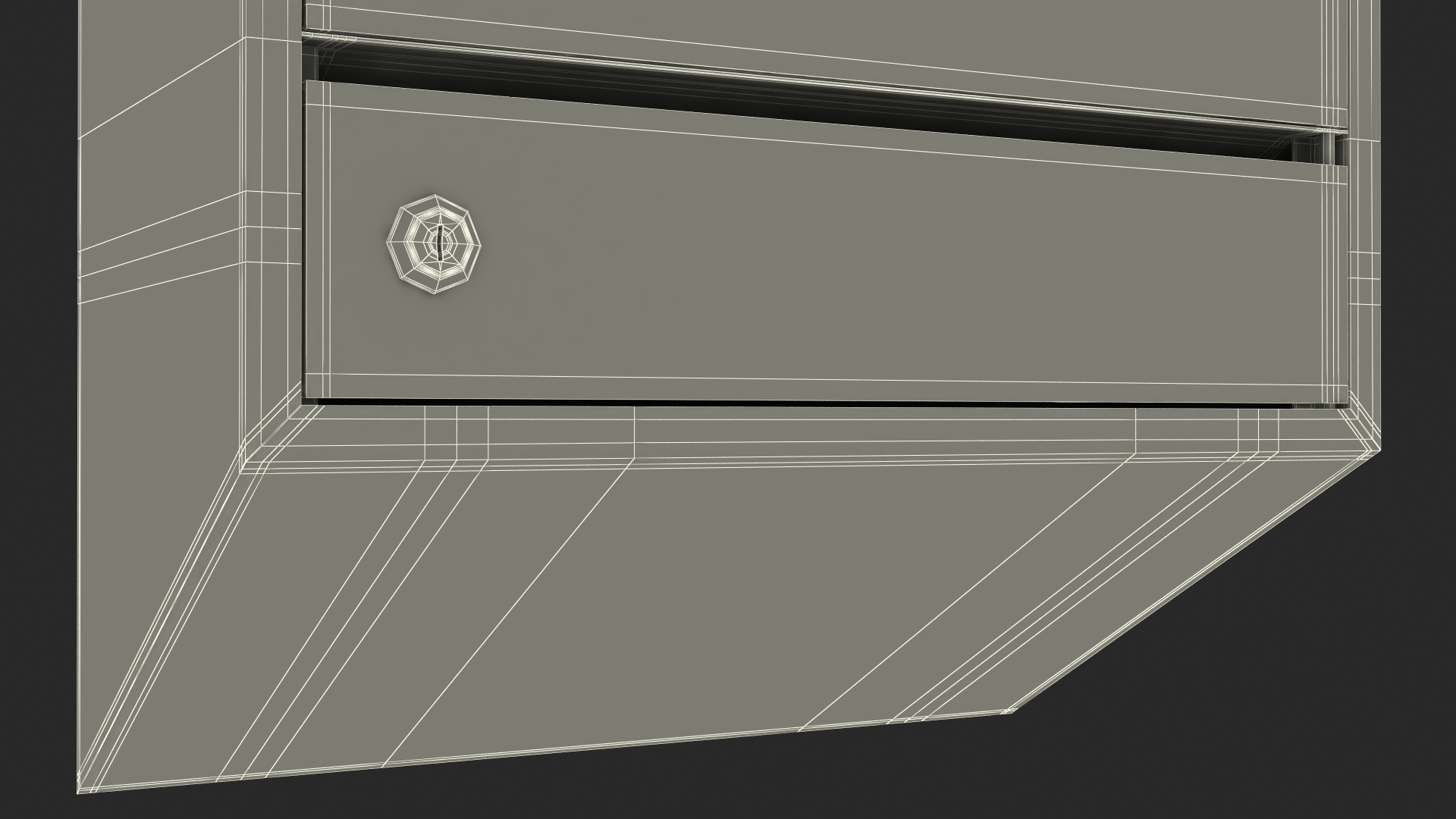 3D Block of 12 Apartment Mailboxes
