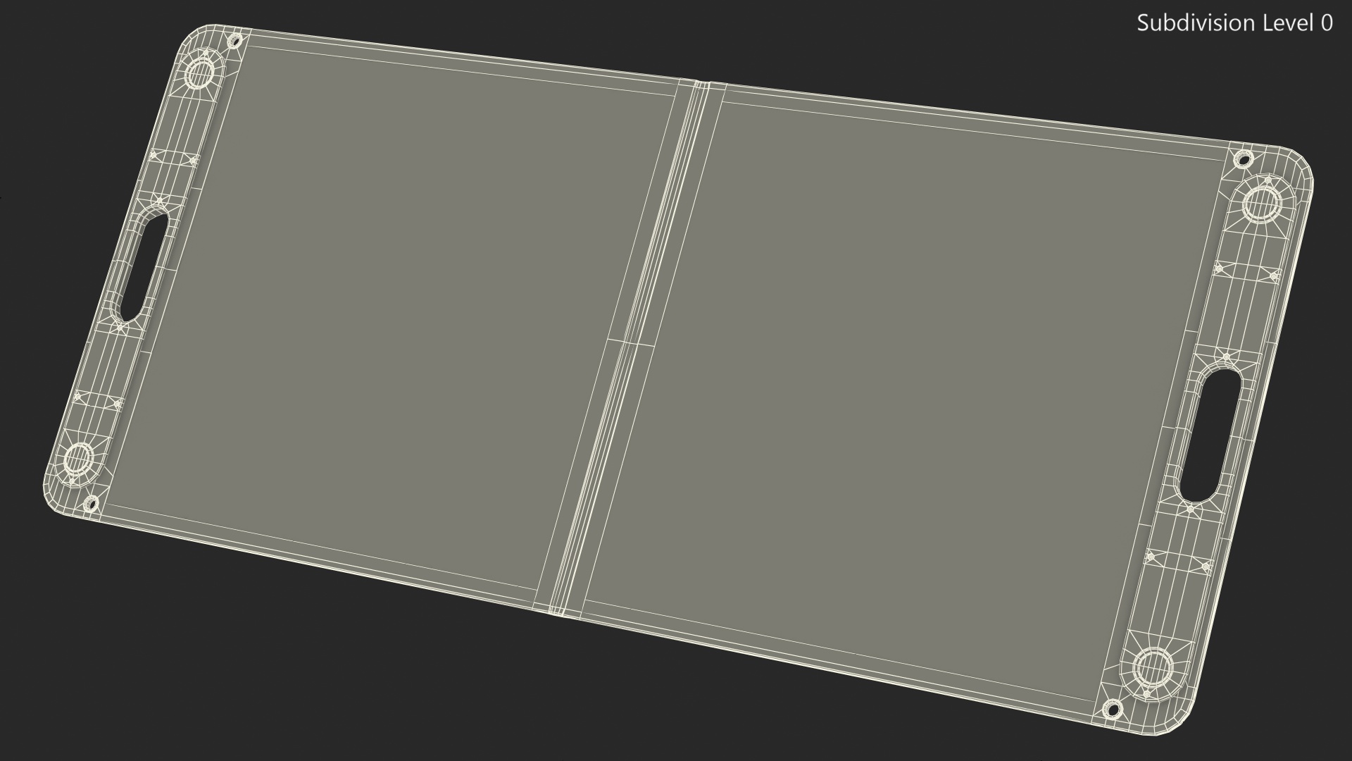 Foldable Portable Solar Panel 3D model