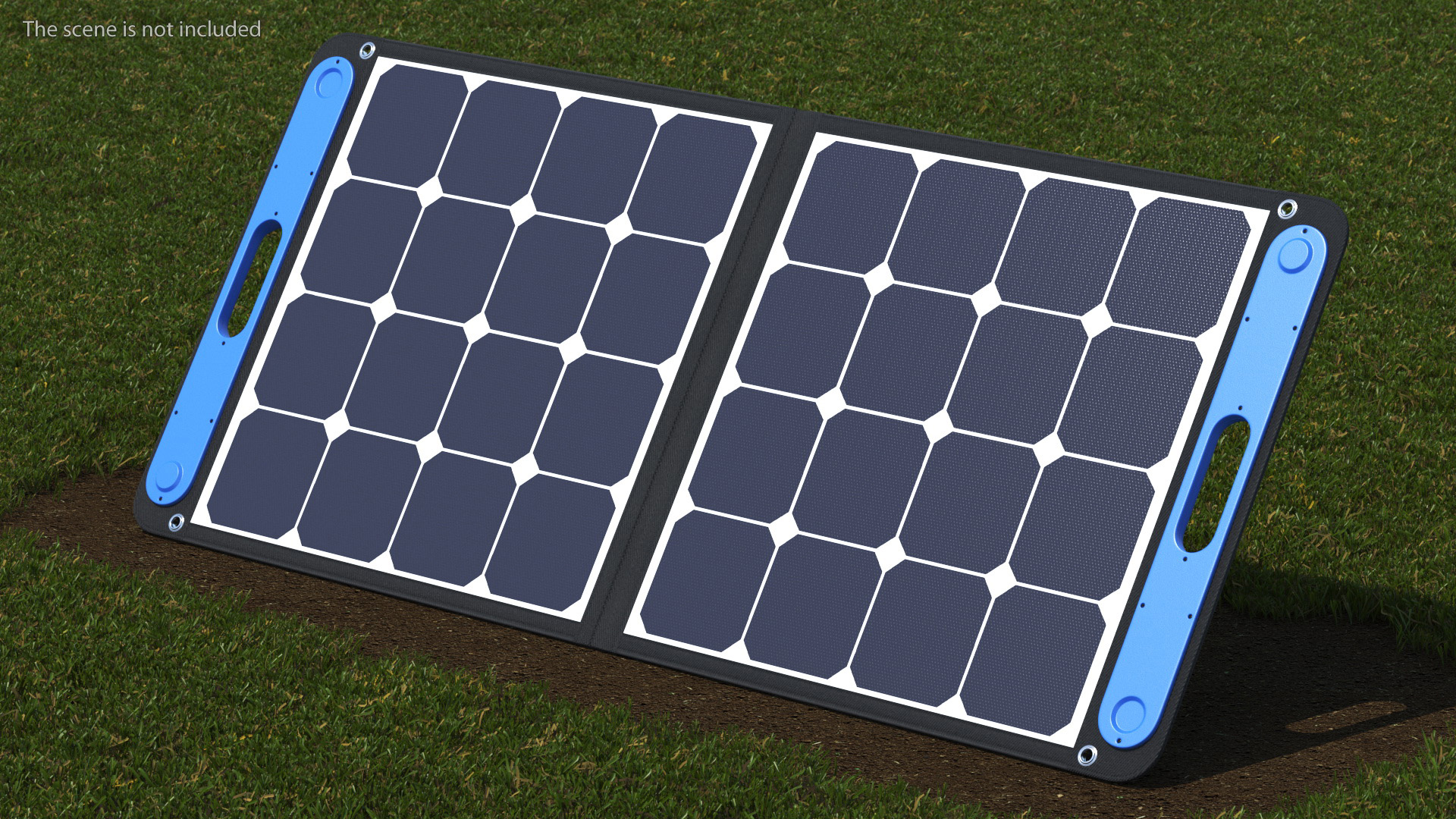 Foldable Portable Solar Panel 3D model