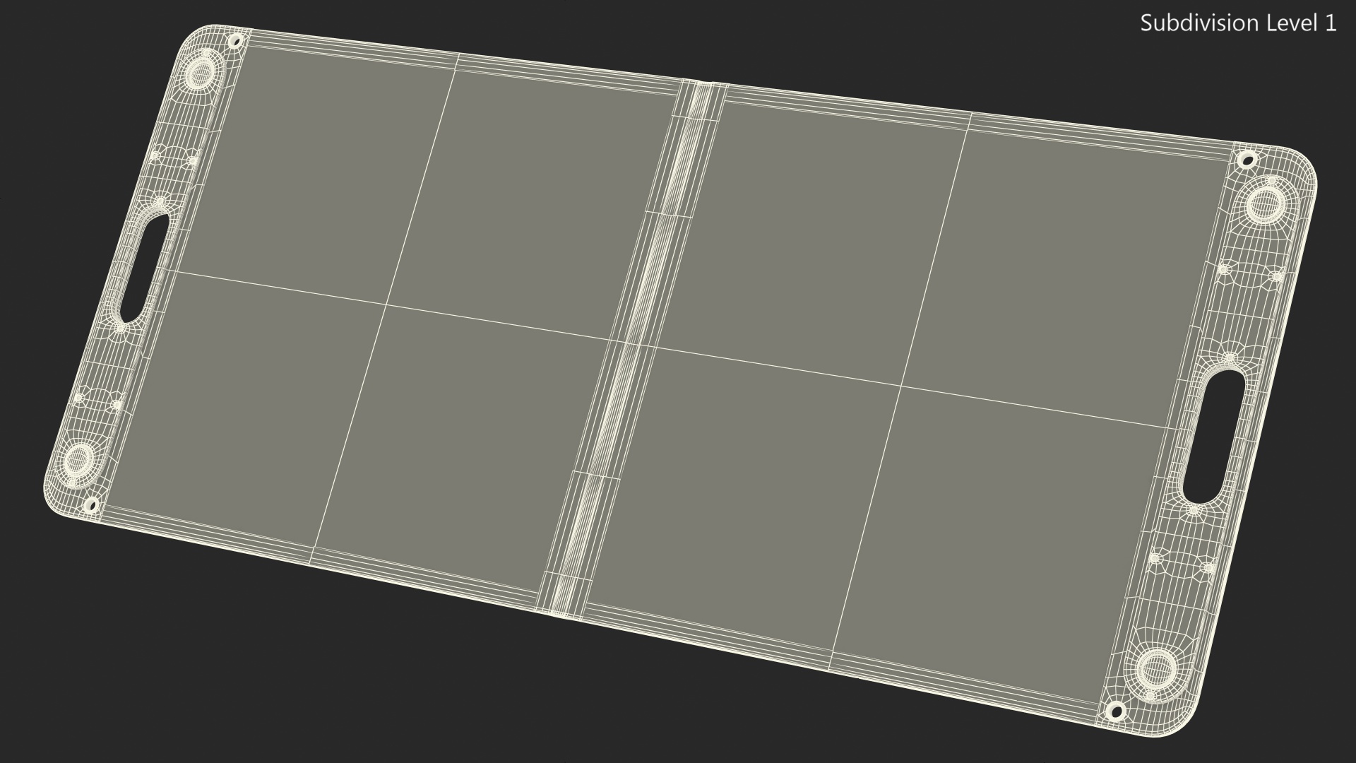 Foldable Portable Solar Panel 3D model