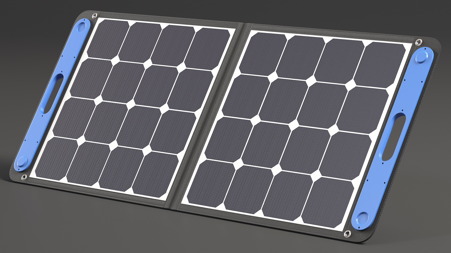 Foldable Portable Solar Panel 3D model