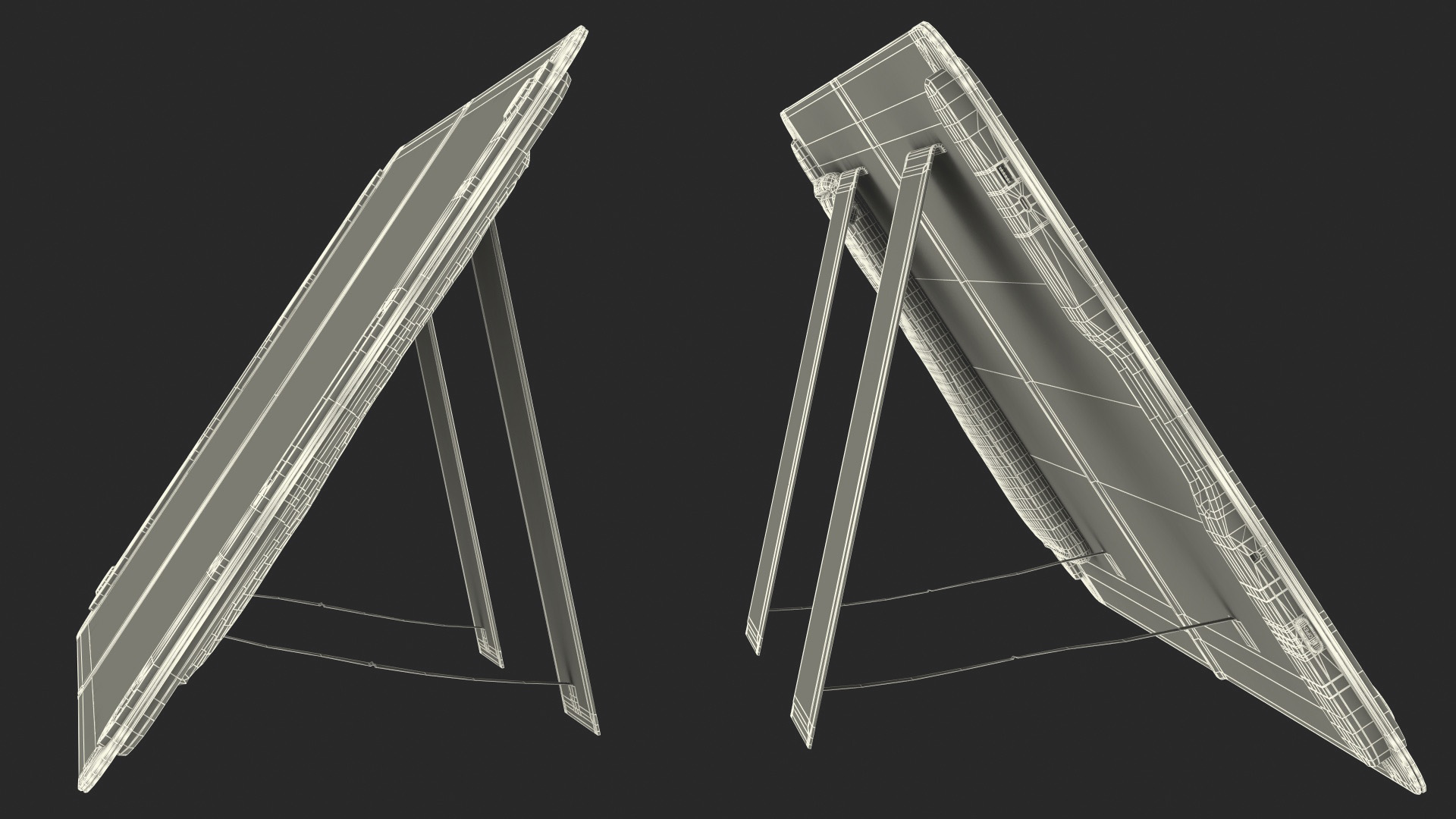 Foldable Portable Solar Panel 3D model