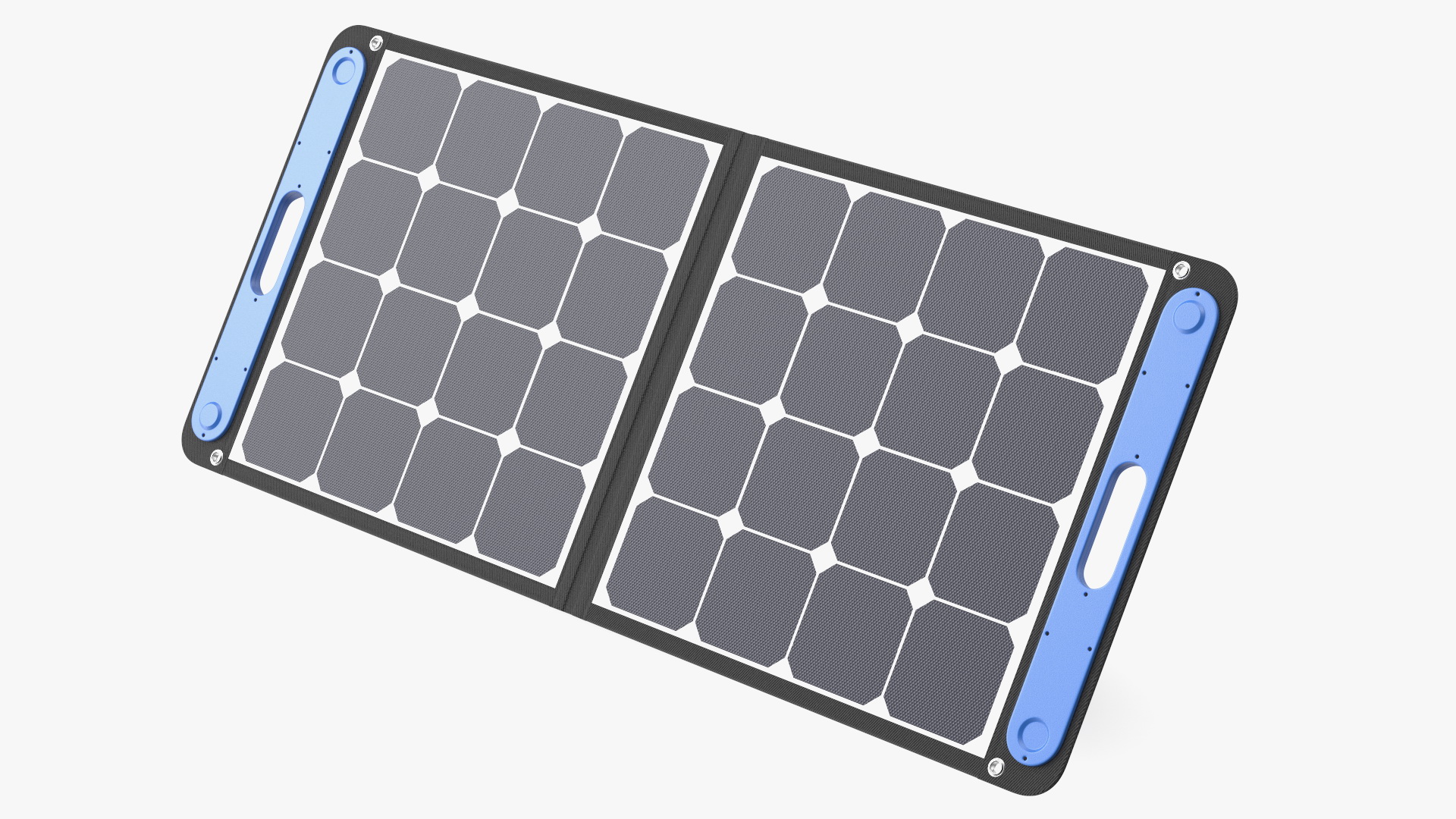 Foldable Portable Solar Panel 3D model