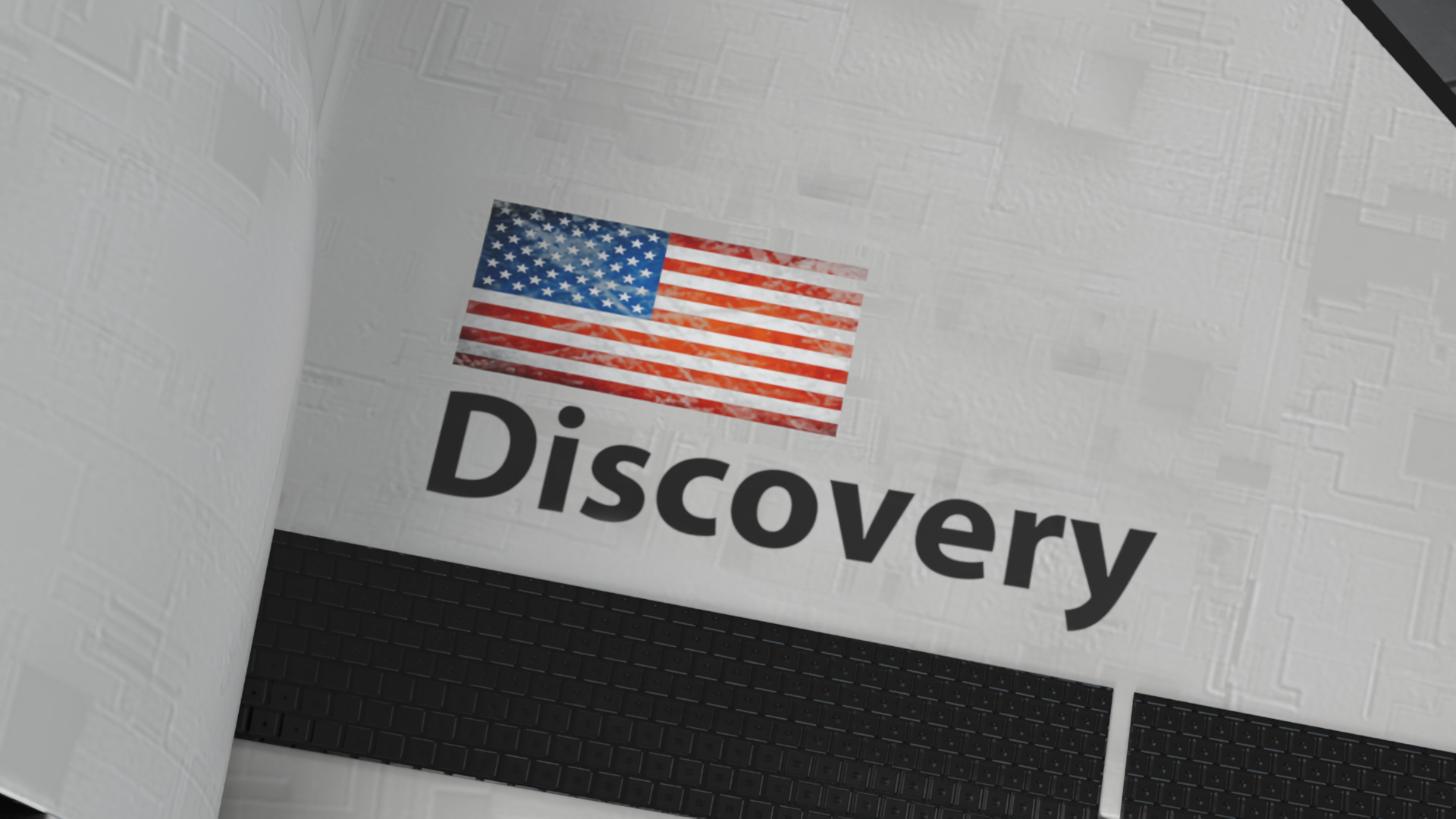 3D NASA Space Shuttle Discovery model