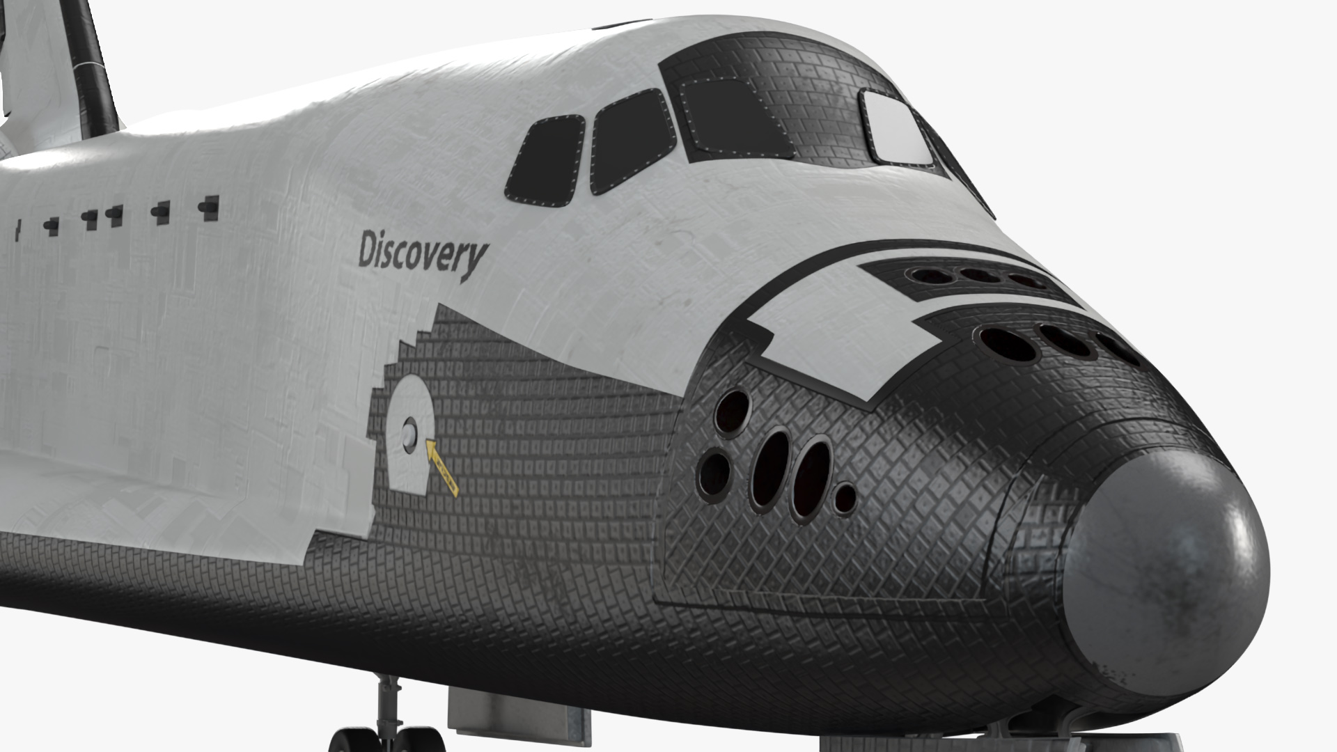 3D NASA Space Shuttle Discovery model