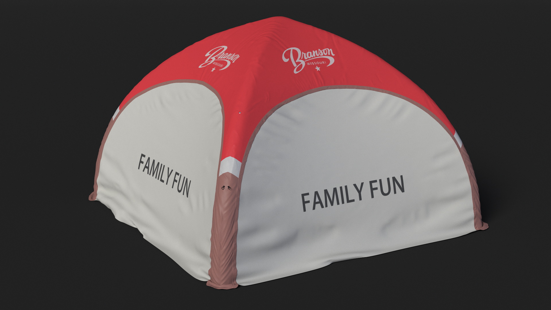 3D Branson Air Dome Tent