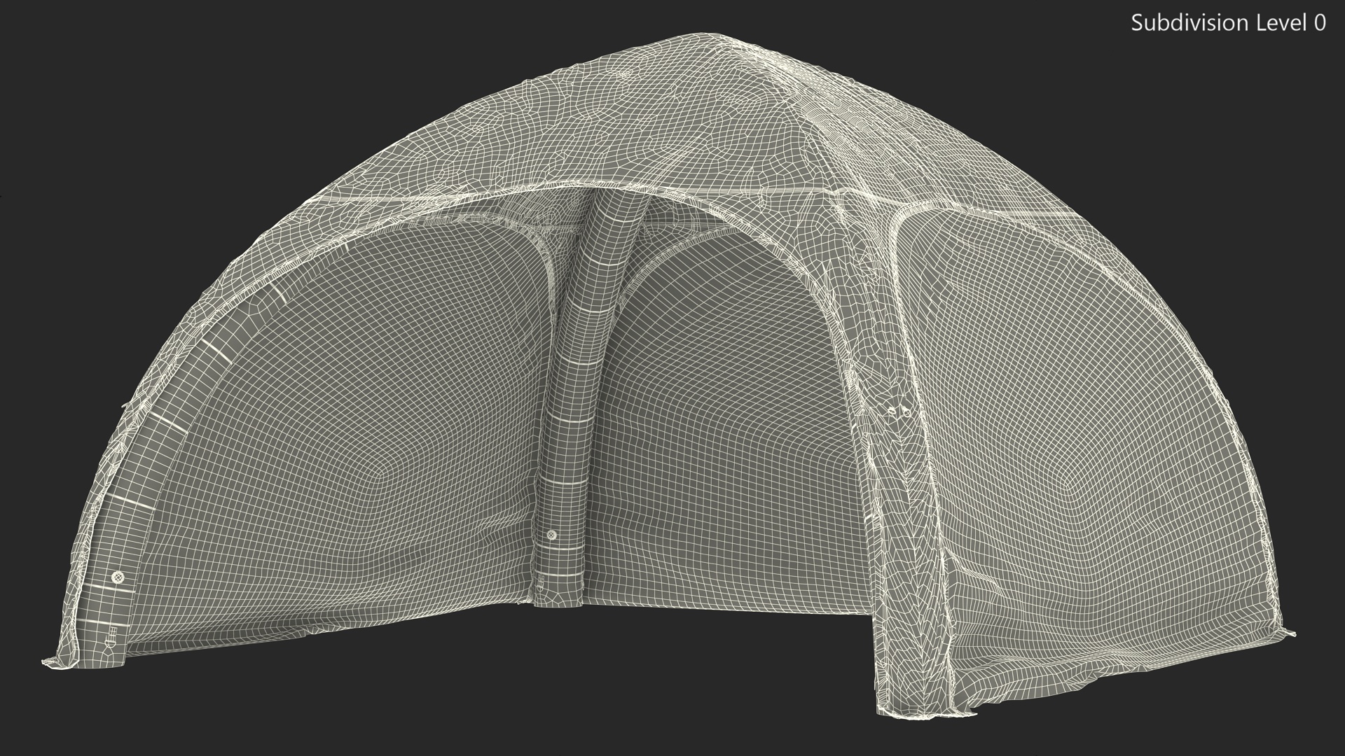 3D Branson Air Dome Tent