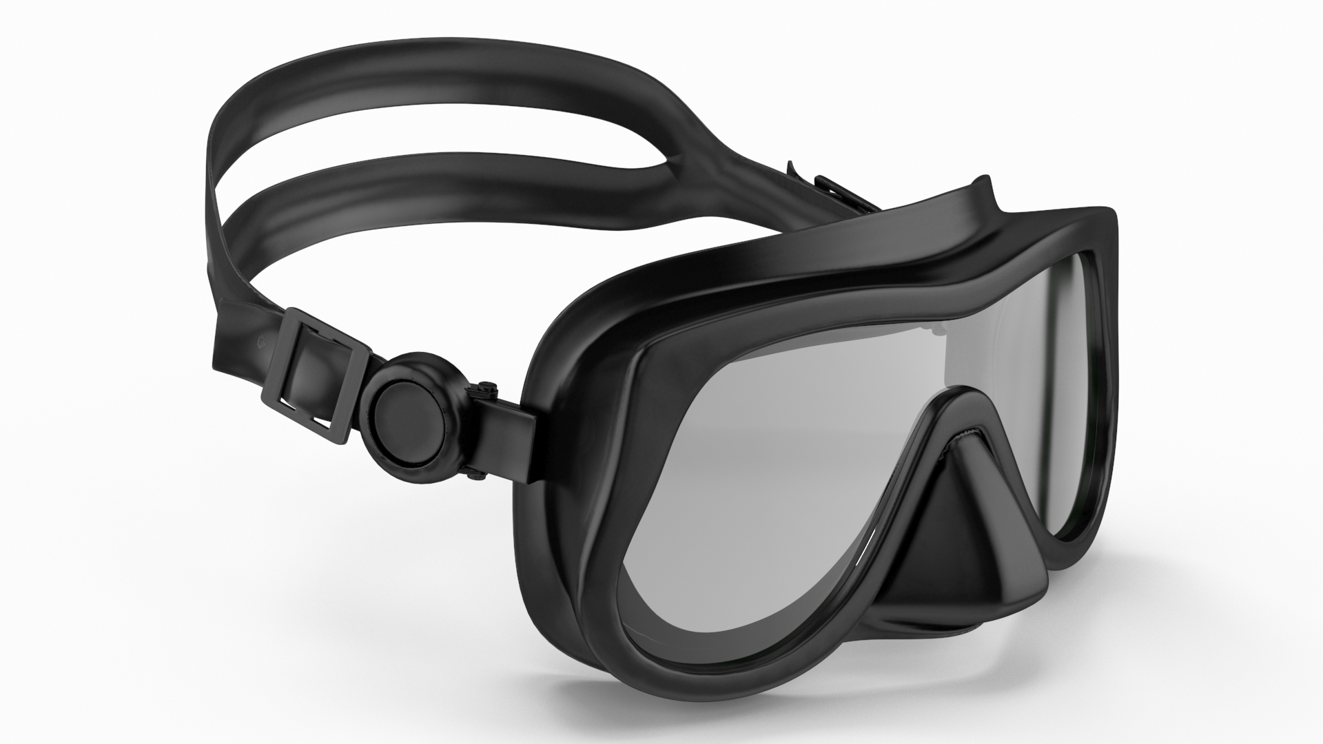 Professional Diving Mask 3D model
