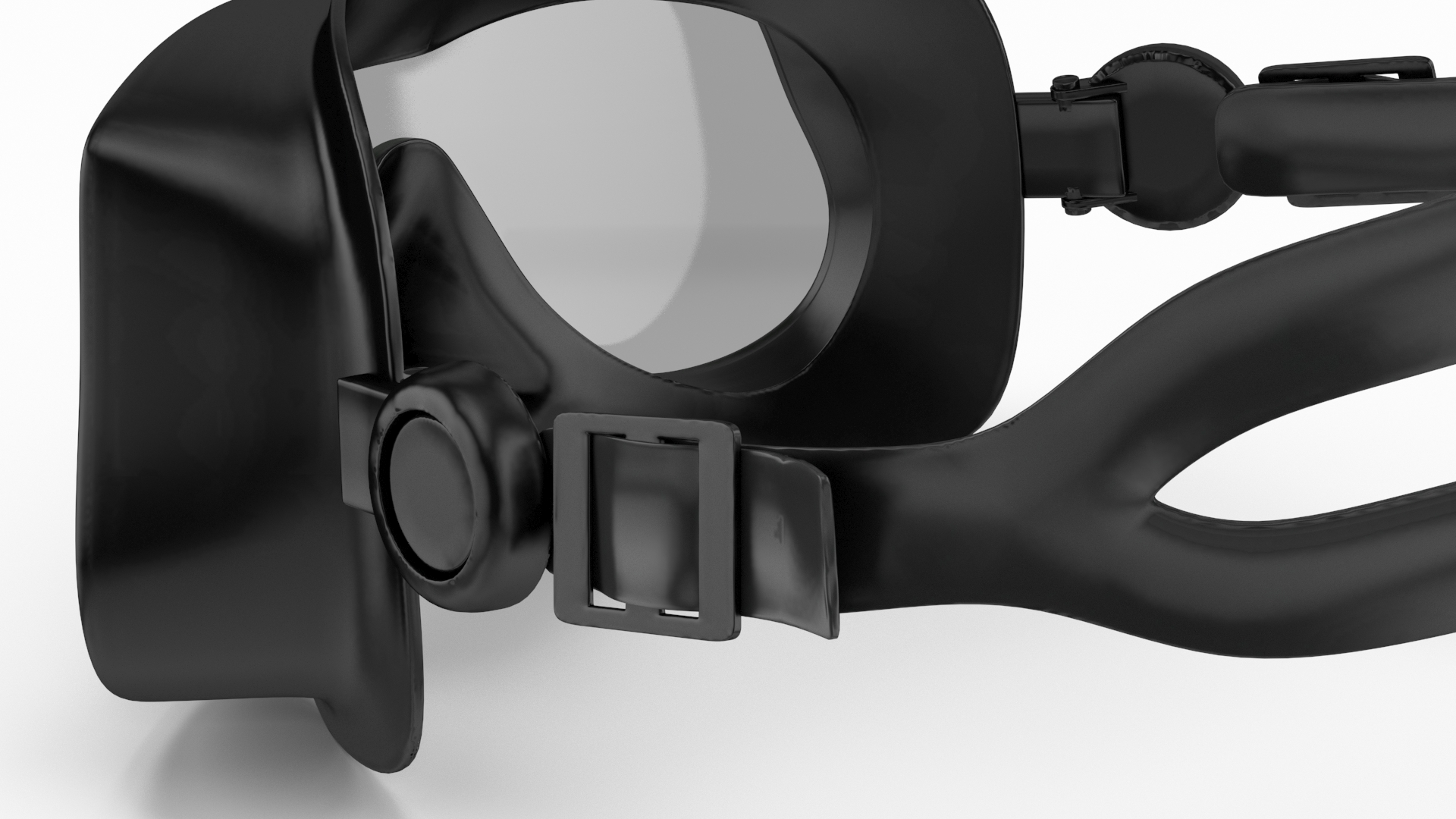 Professional Diving Mask 3D model