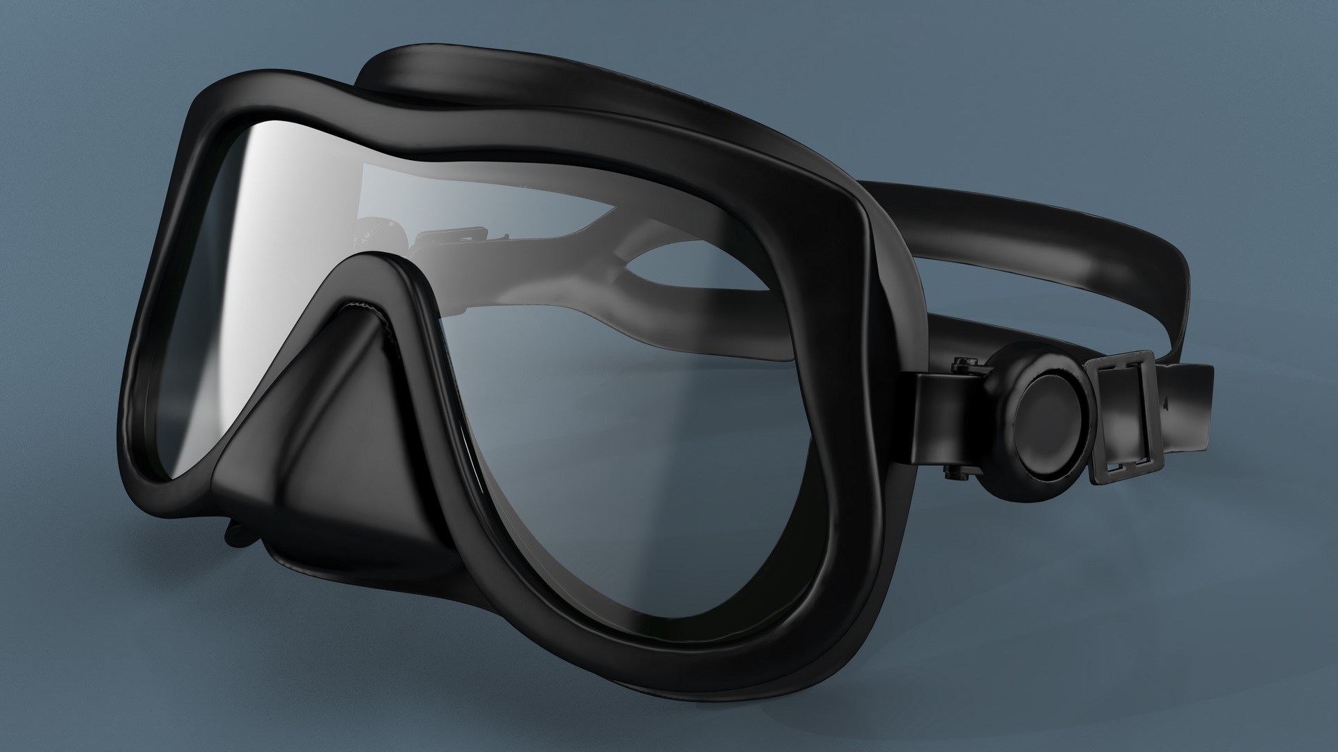 Professional Diving Mask 3D model