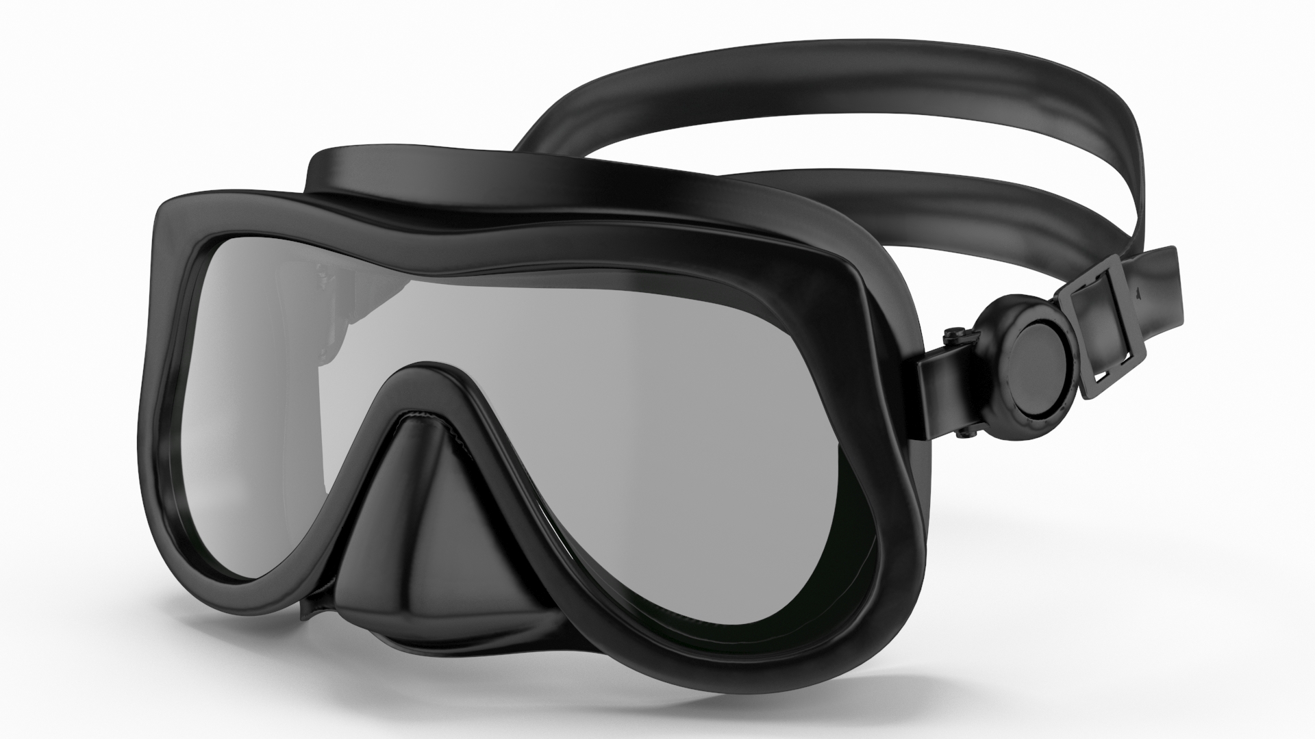 Professional Diving Mask 3D model