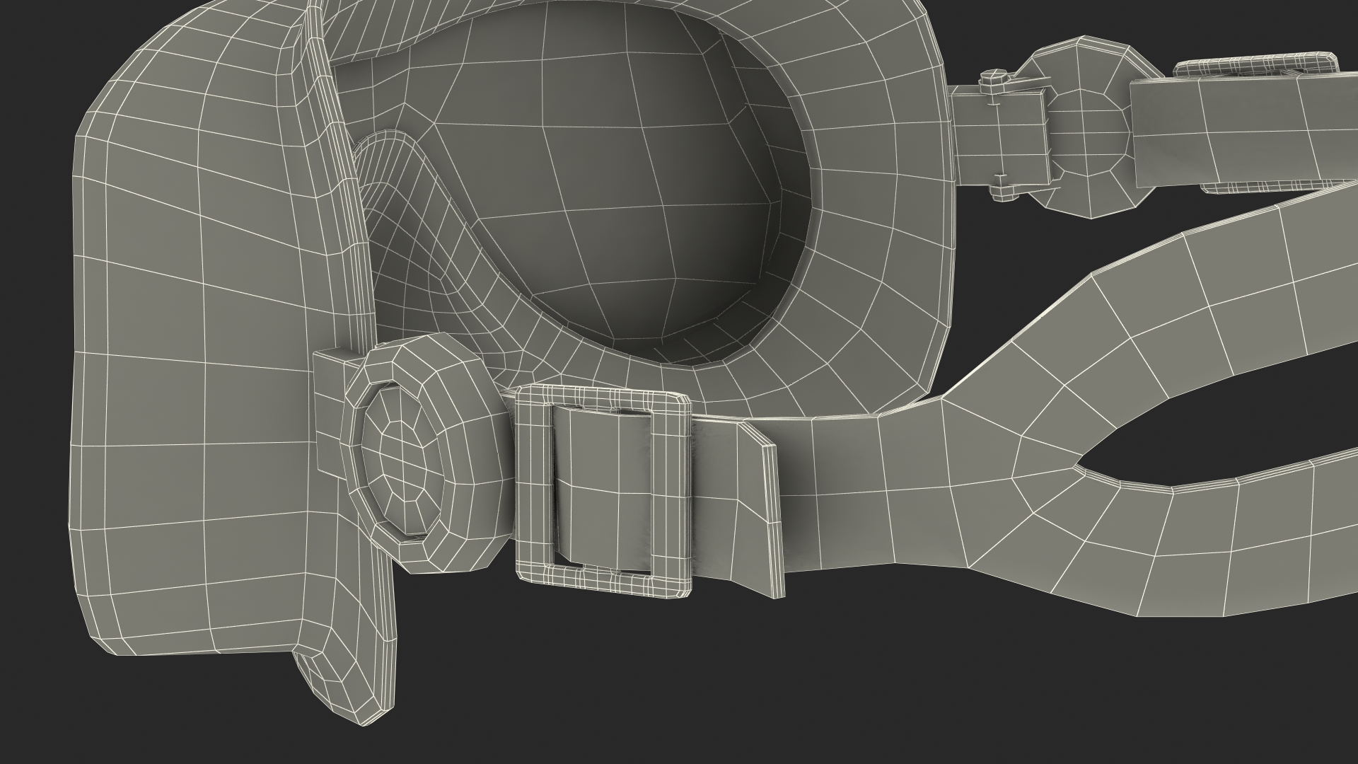 Professional Diving Mask 3D model