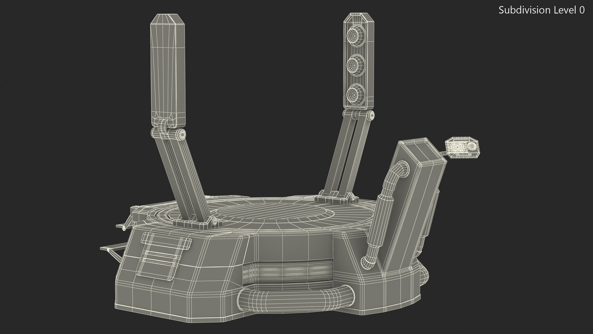 3D Sci Fi Teleport Machine model