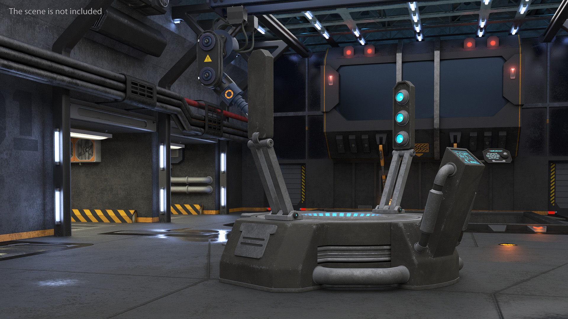 3D Sci Fi Teleport Machine model