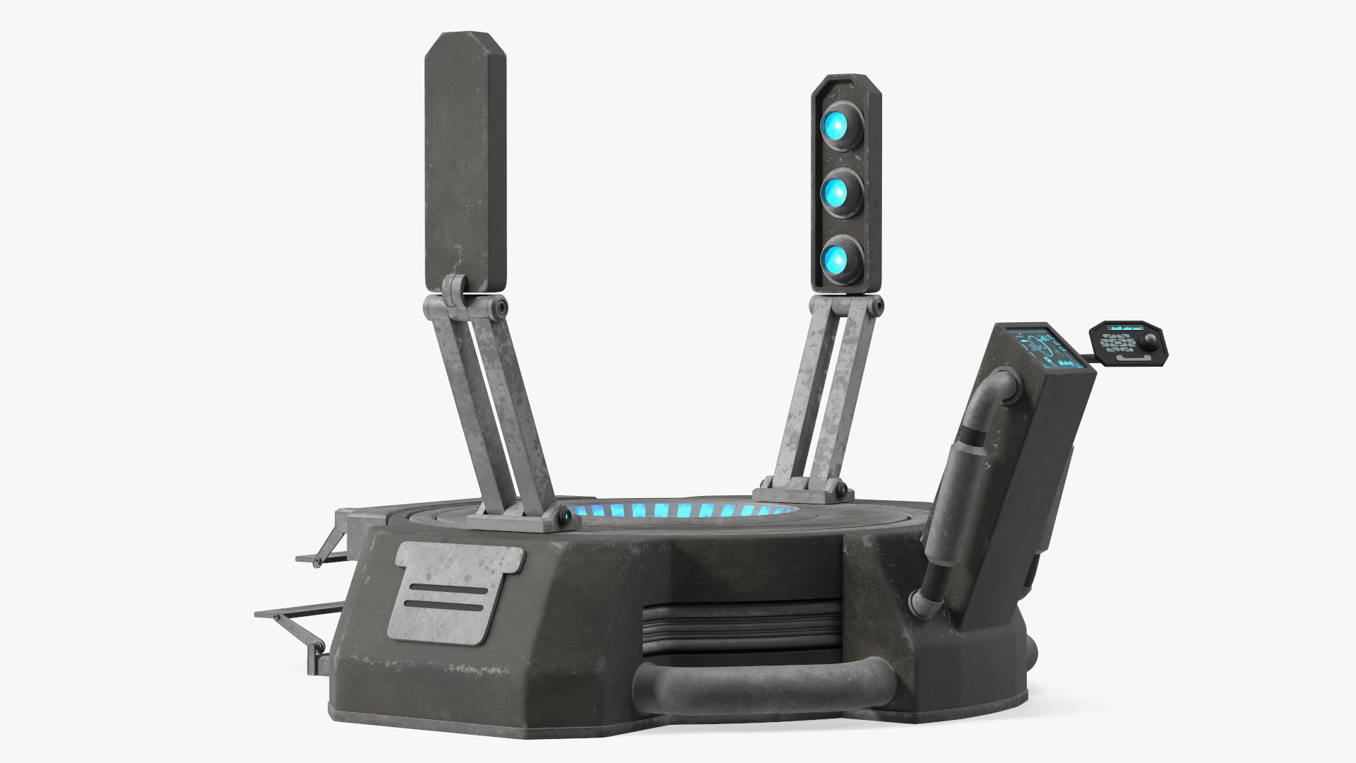 3D Sci Fi Teleport Machine model