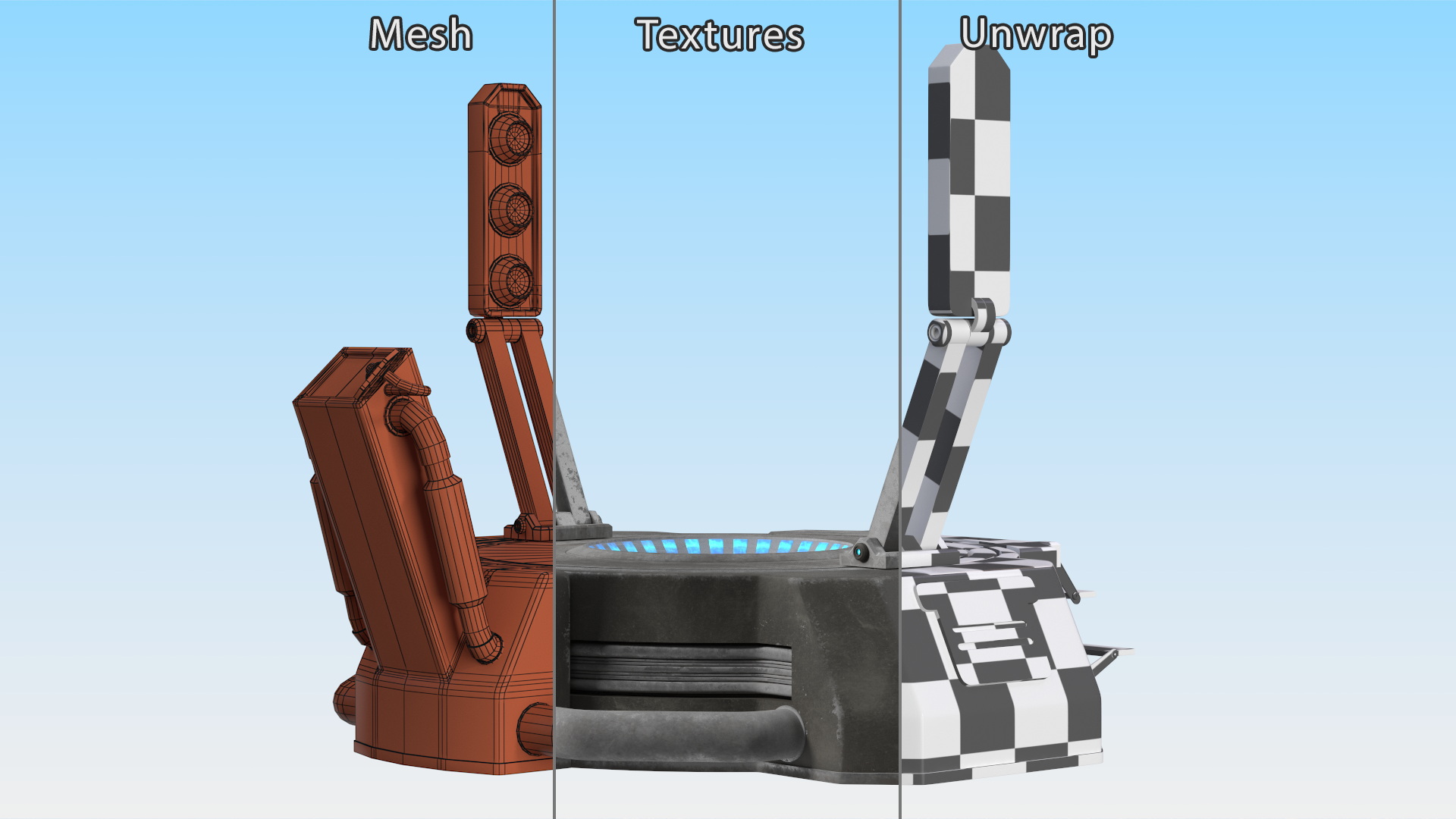 3D Sci Fi Teleport Machine model