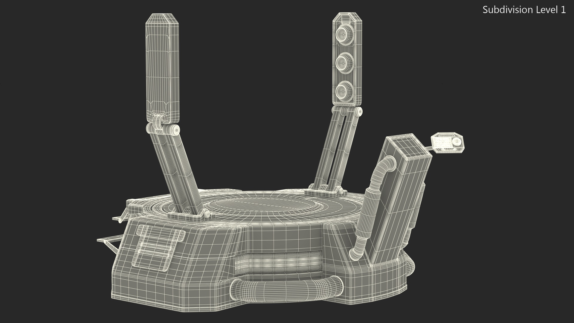 3D Sci Fi Teleport Machine model