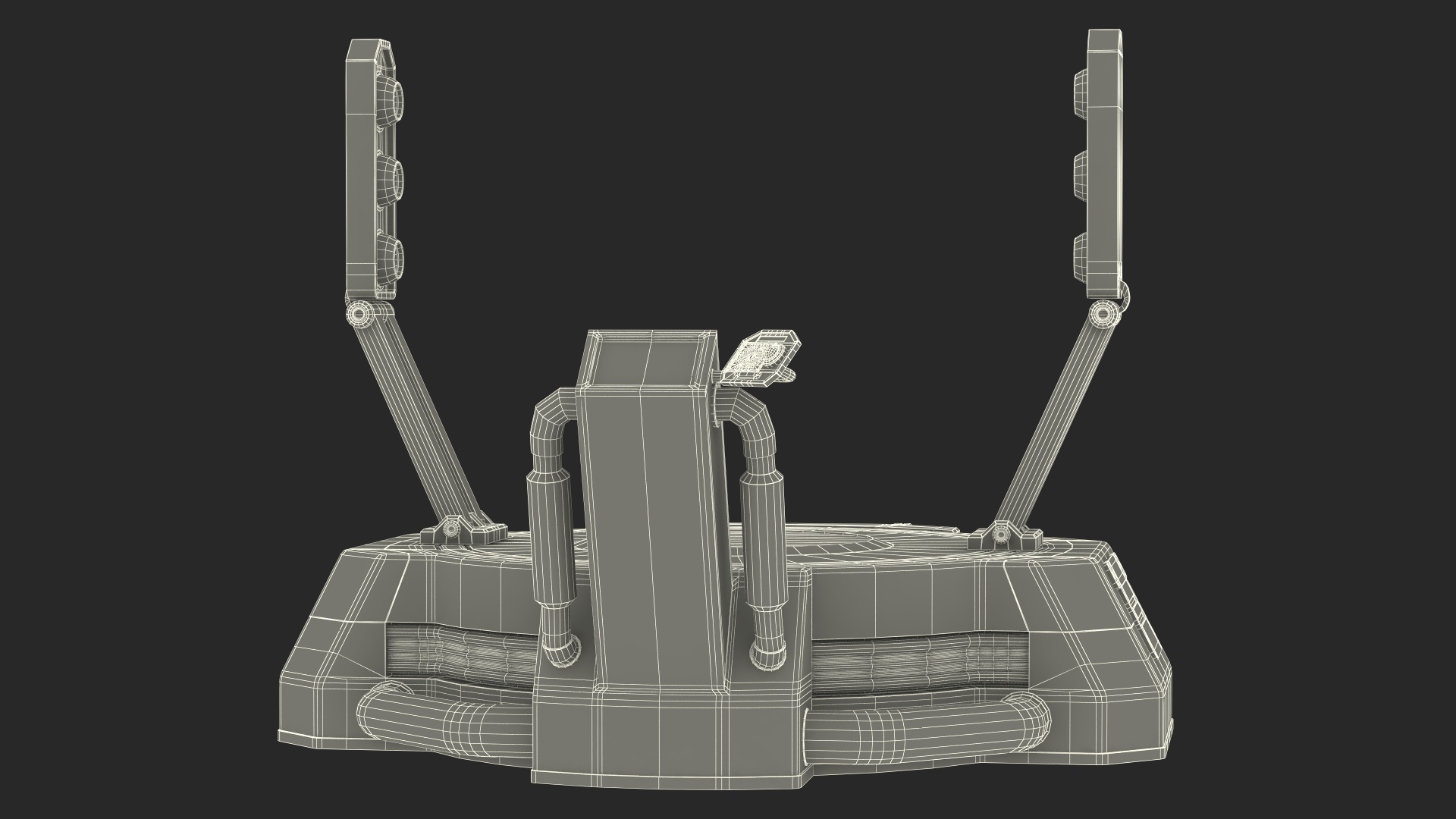 3D Sci Fi Teleport Machine model