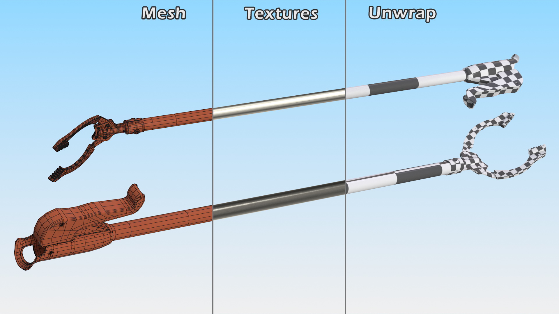 3D Heavy Duty Grabber Tool model