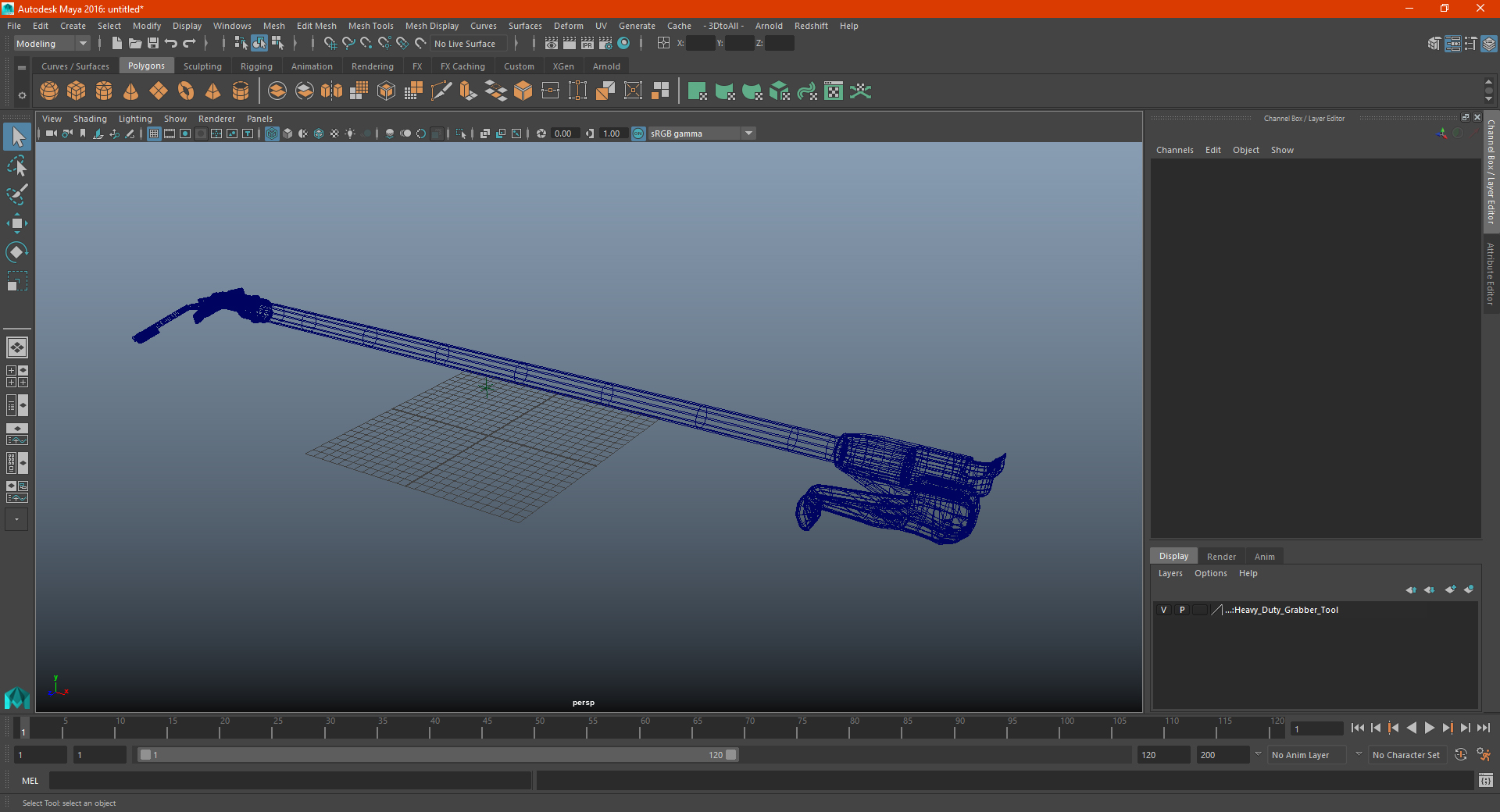 3D Heavy Duty Grabber Tool model