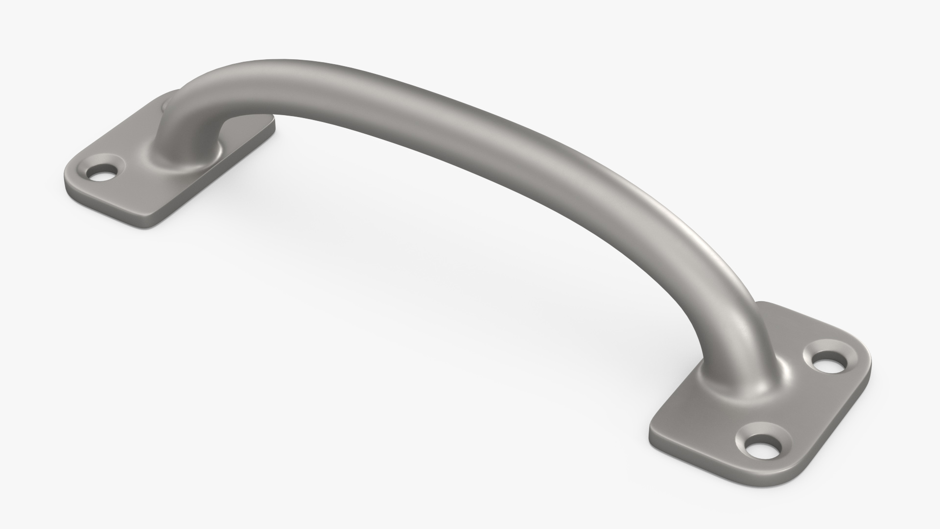 3D Kitchen Cabinet Handle Traditional Silver