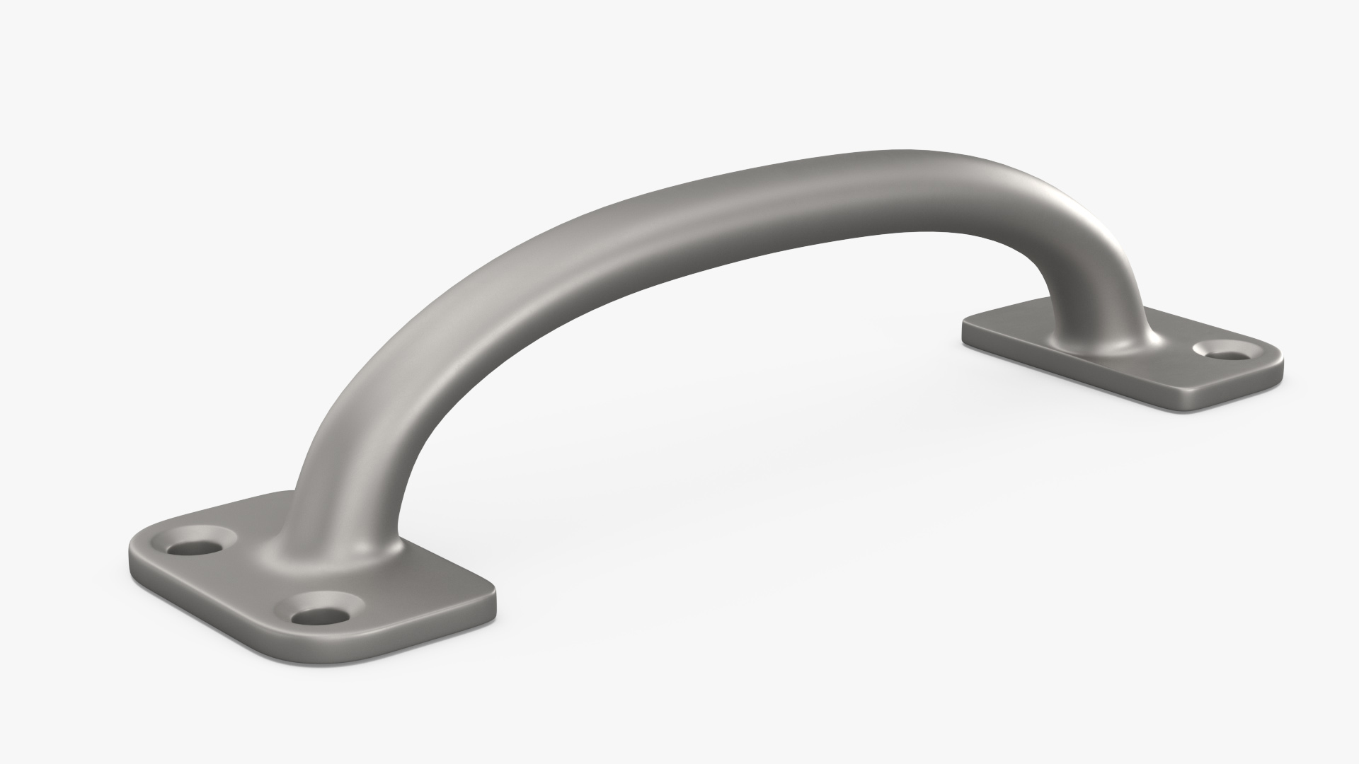3D Kitchen Cabinet Handle Traditional Silver