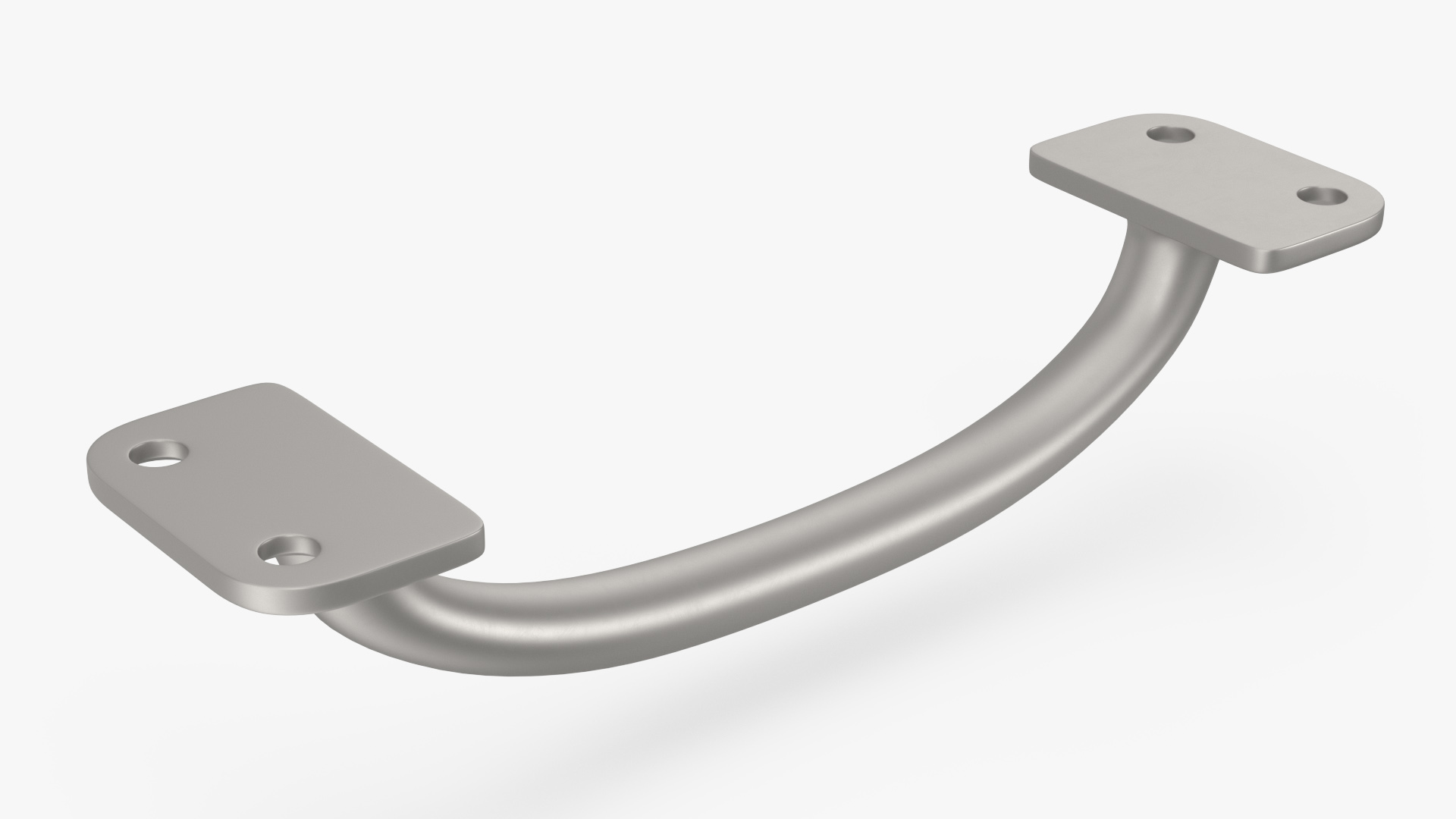 3D Kitchen Cabinet Handle Traditional Silver