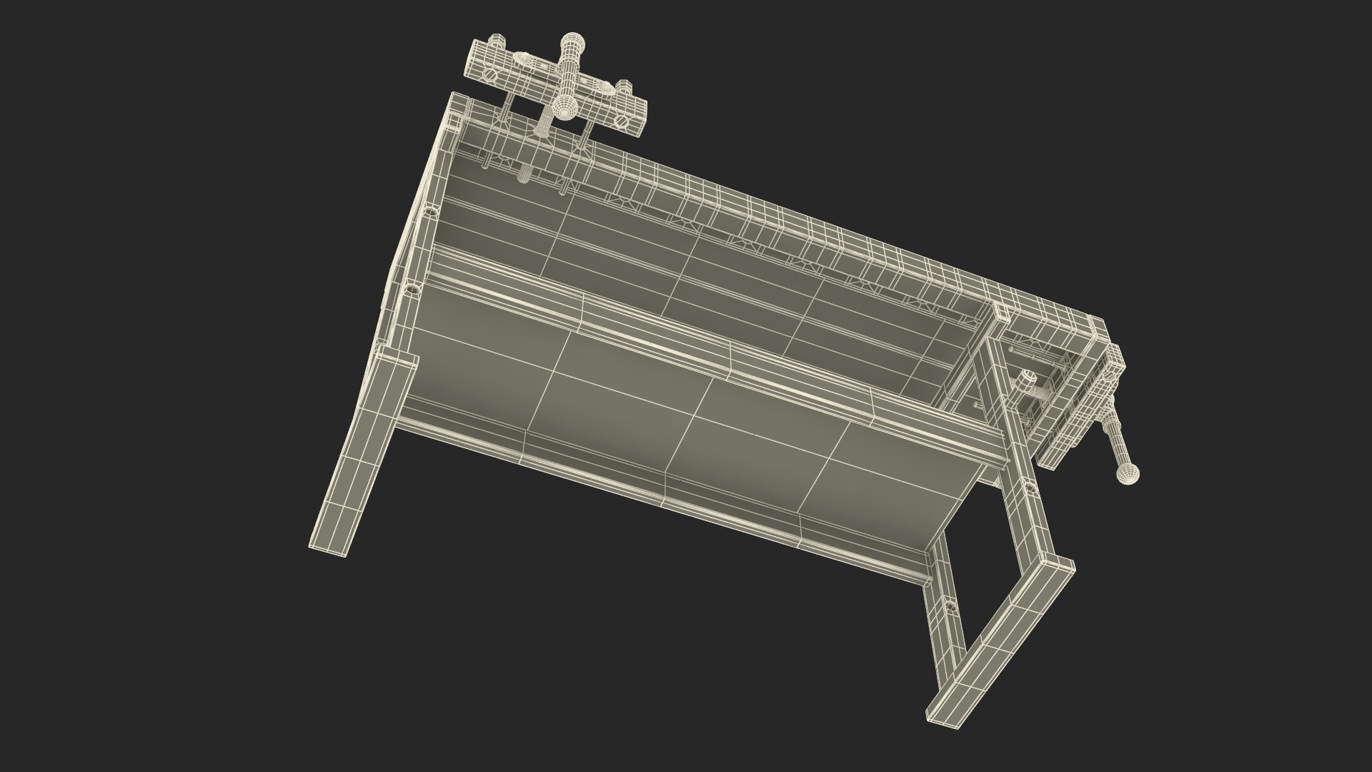 3D model Aspen Carpentry Workbench