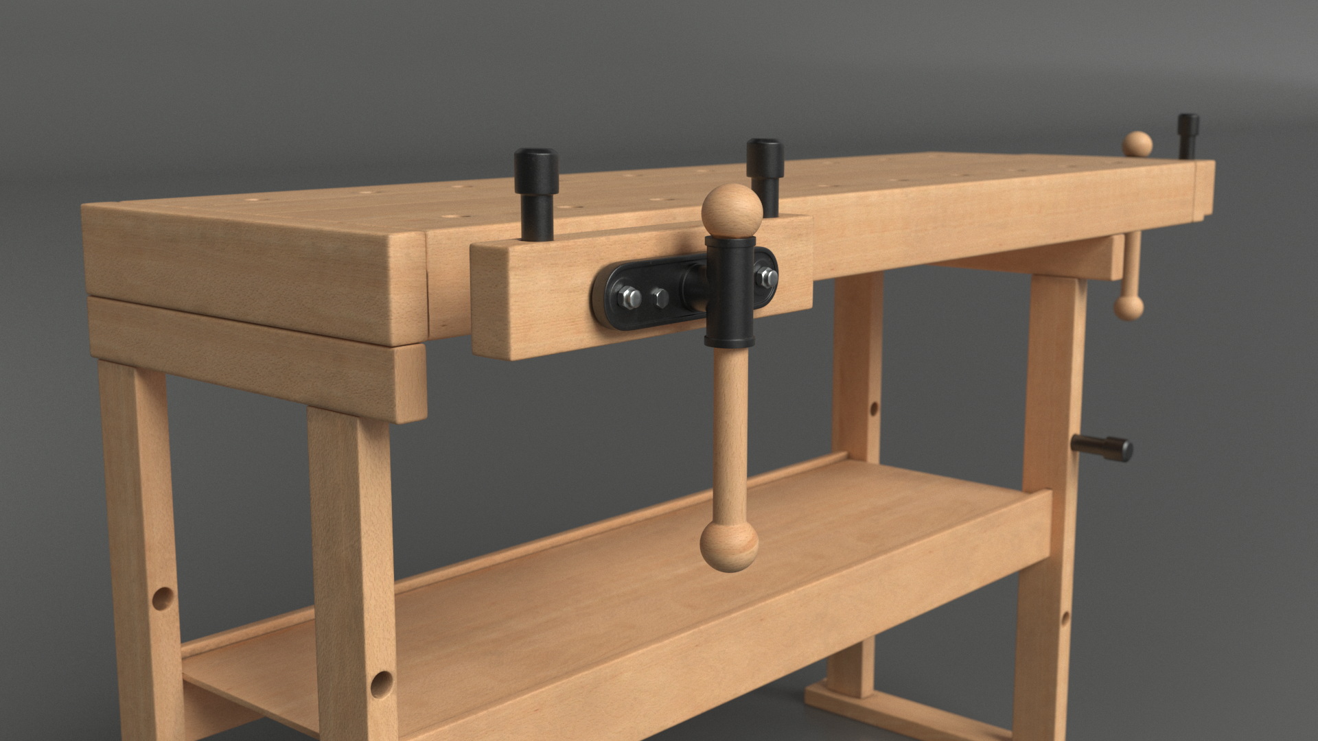 3D model Aspen Carpentry Workbench