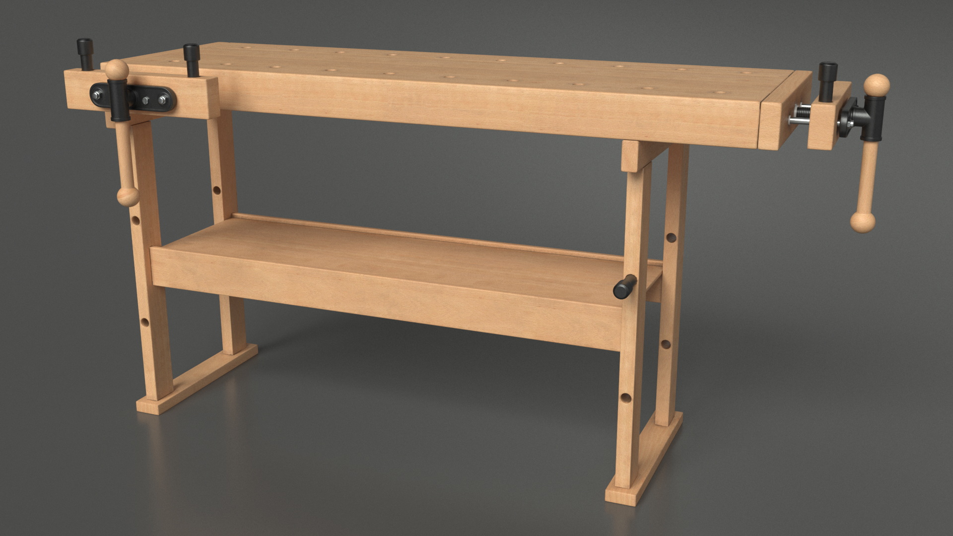 3D model Aspen Carpentry Workbench