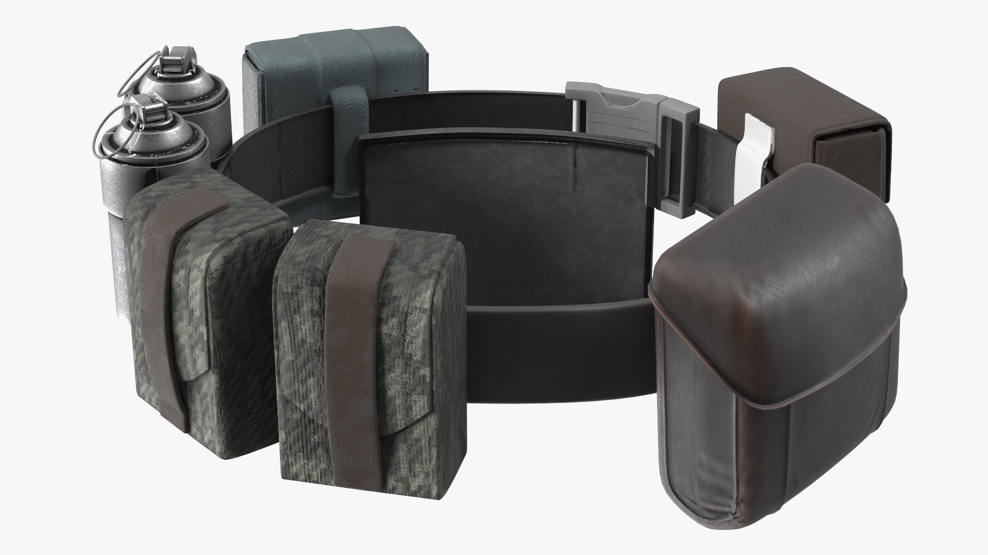 3D model Combat Soldiers Belt