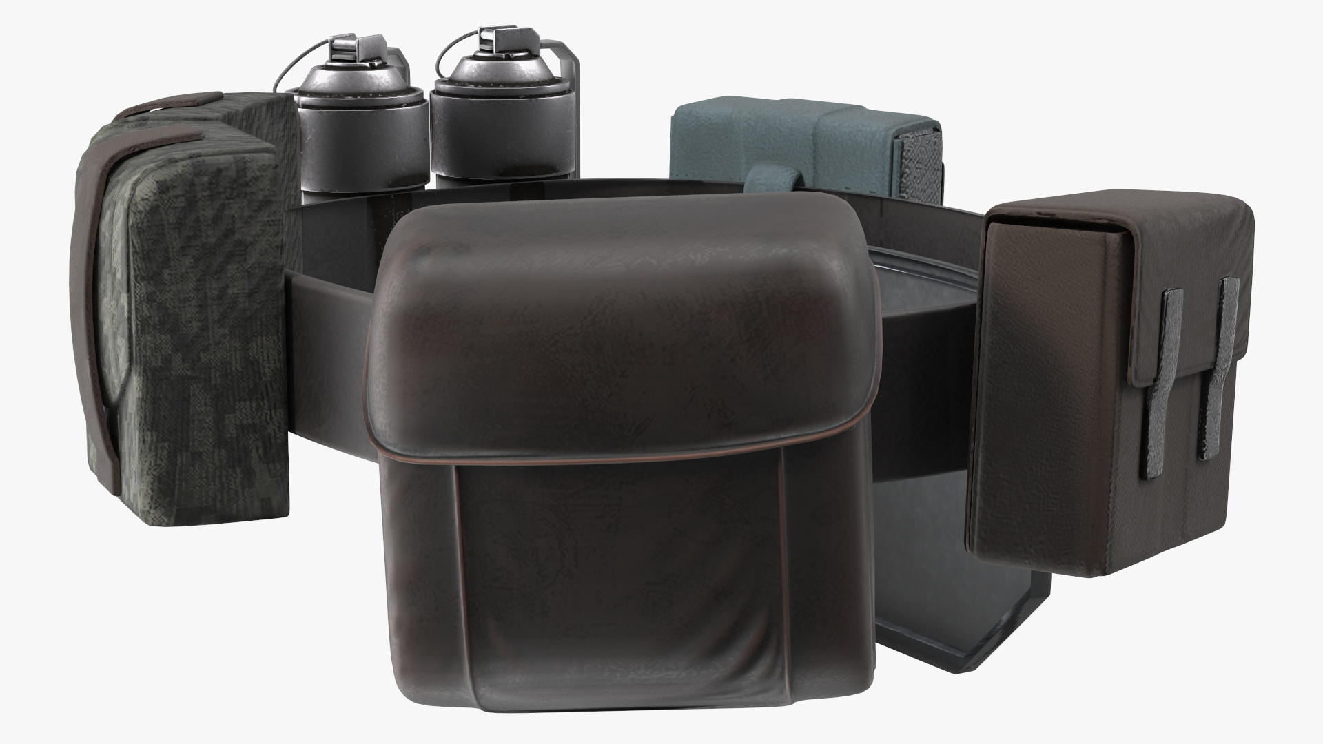 3D model Combat Soldiers Belt