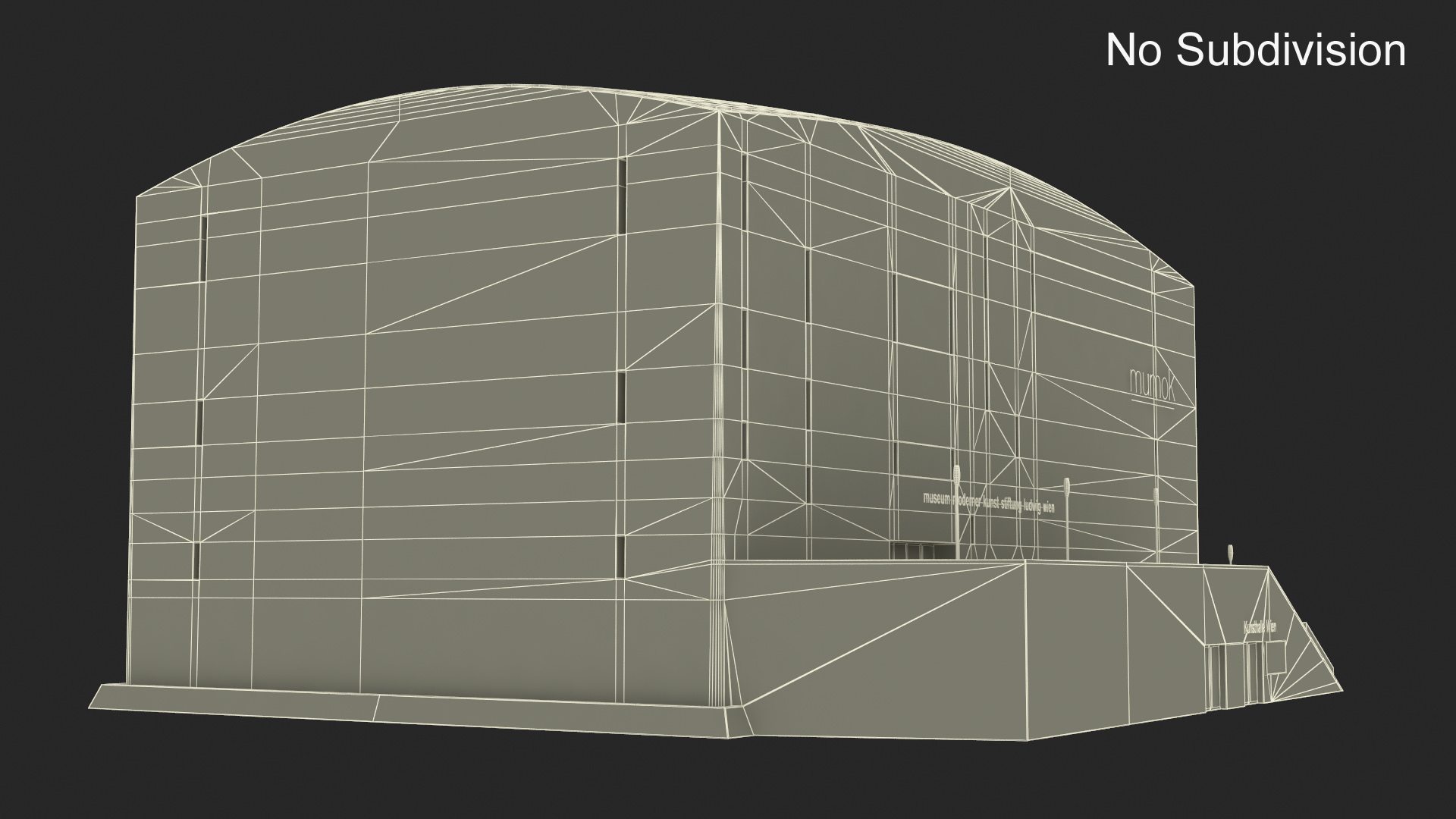3D MUMOK Museum Building