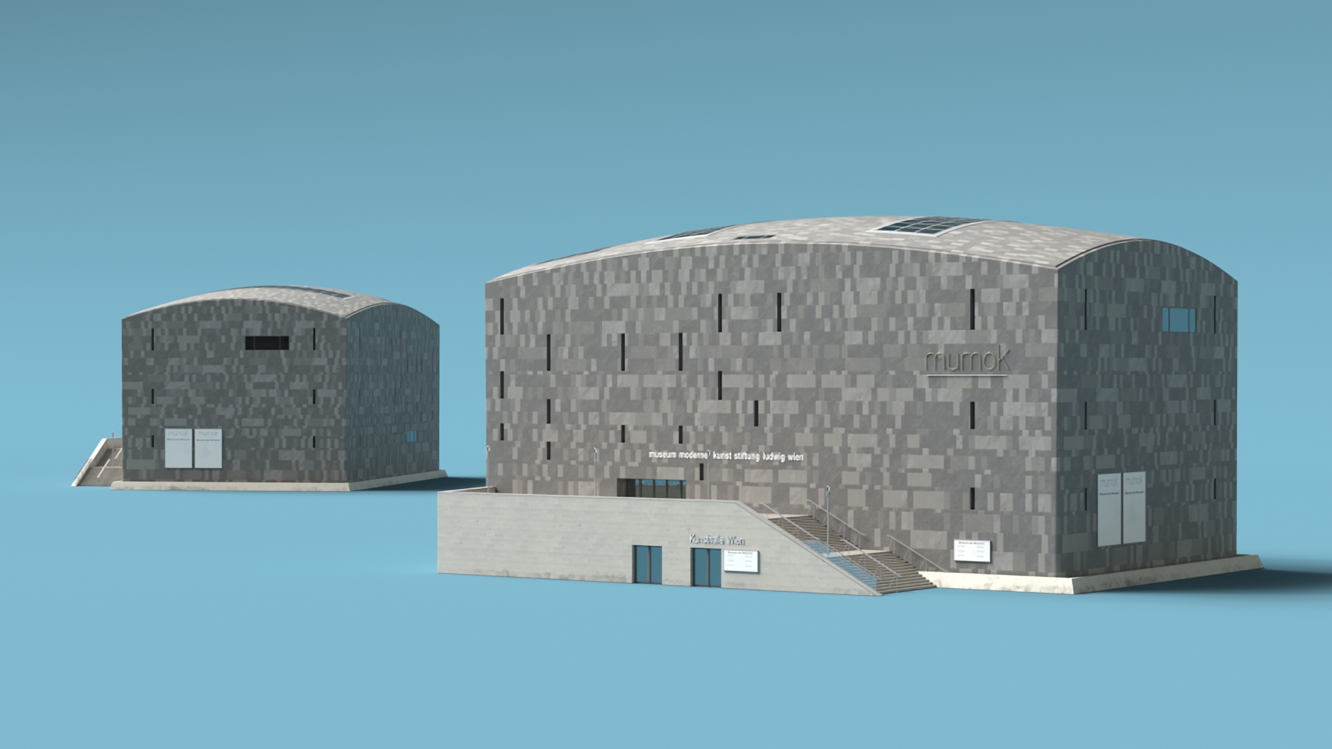 3D MUMOK Museum Building