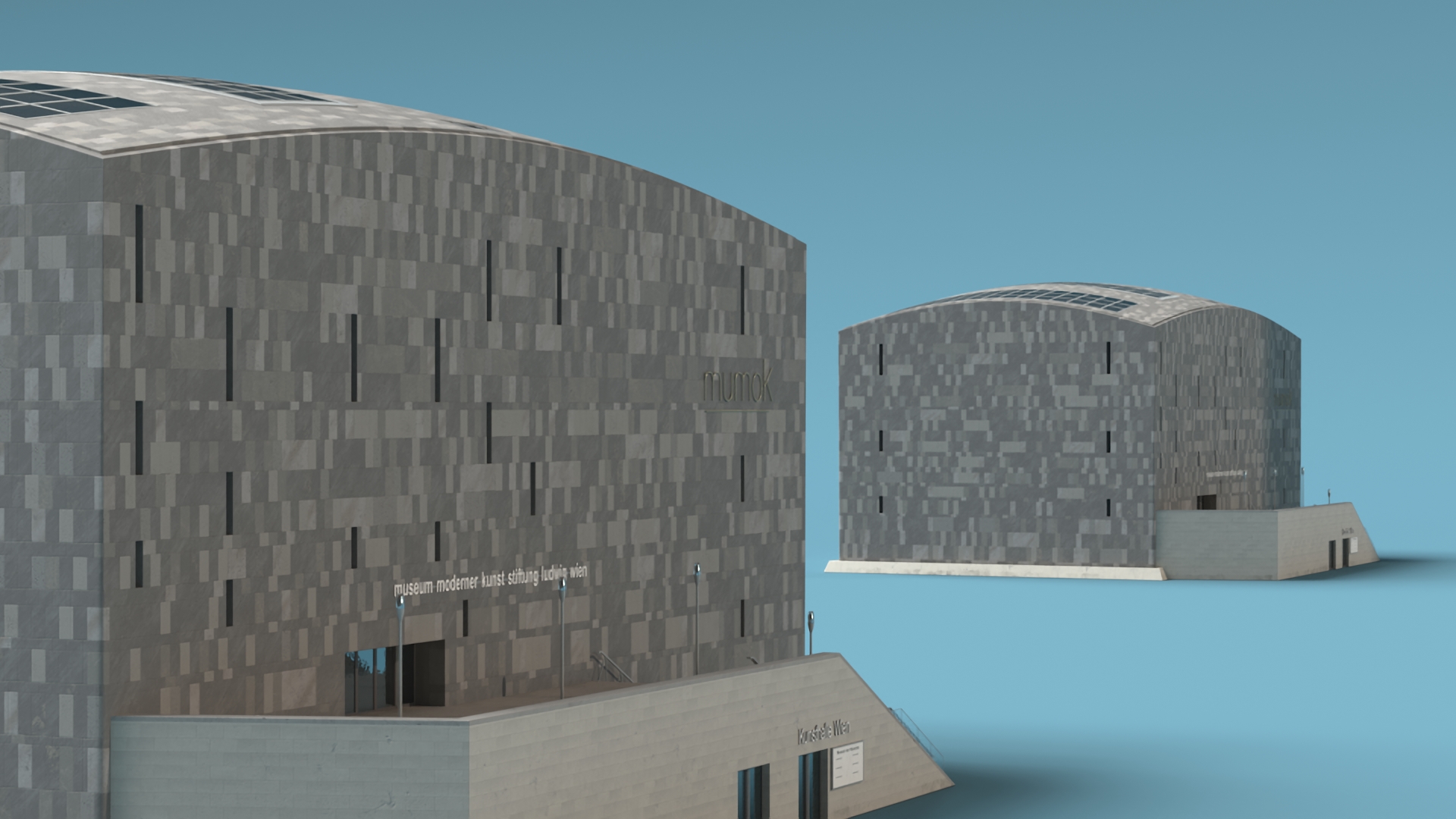 3D MUMOK Museum Building
